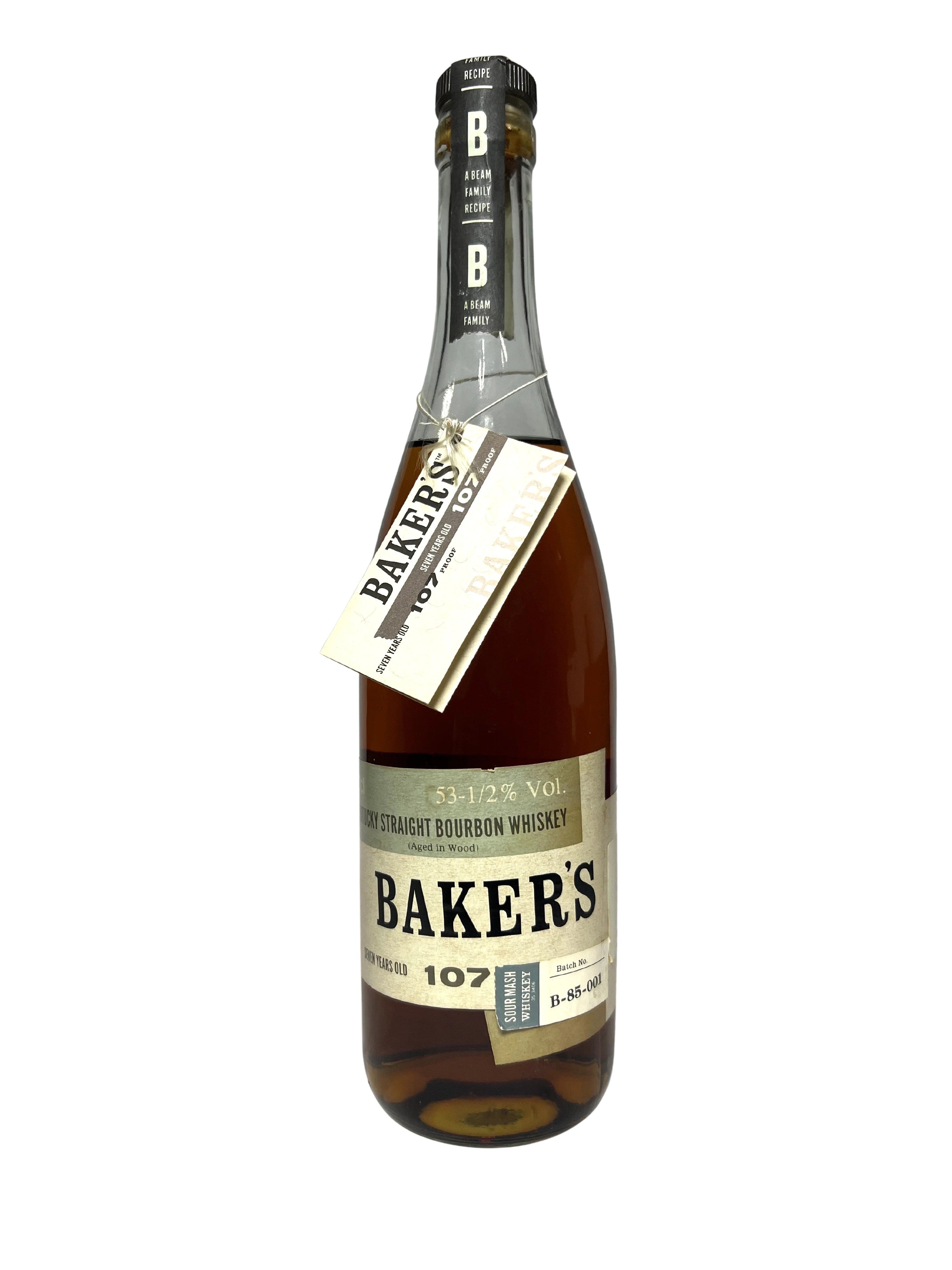 Baker's 1985 (first release) 700ml -bottle front