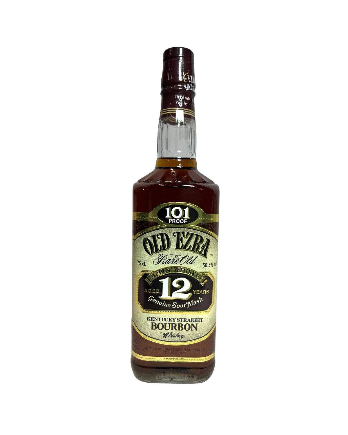 Old Ezra 12 Year (No Back Label) 101 Proof 750ml -bottle front