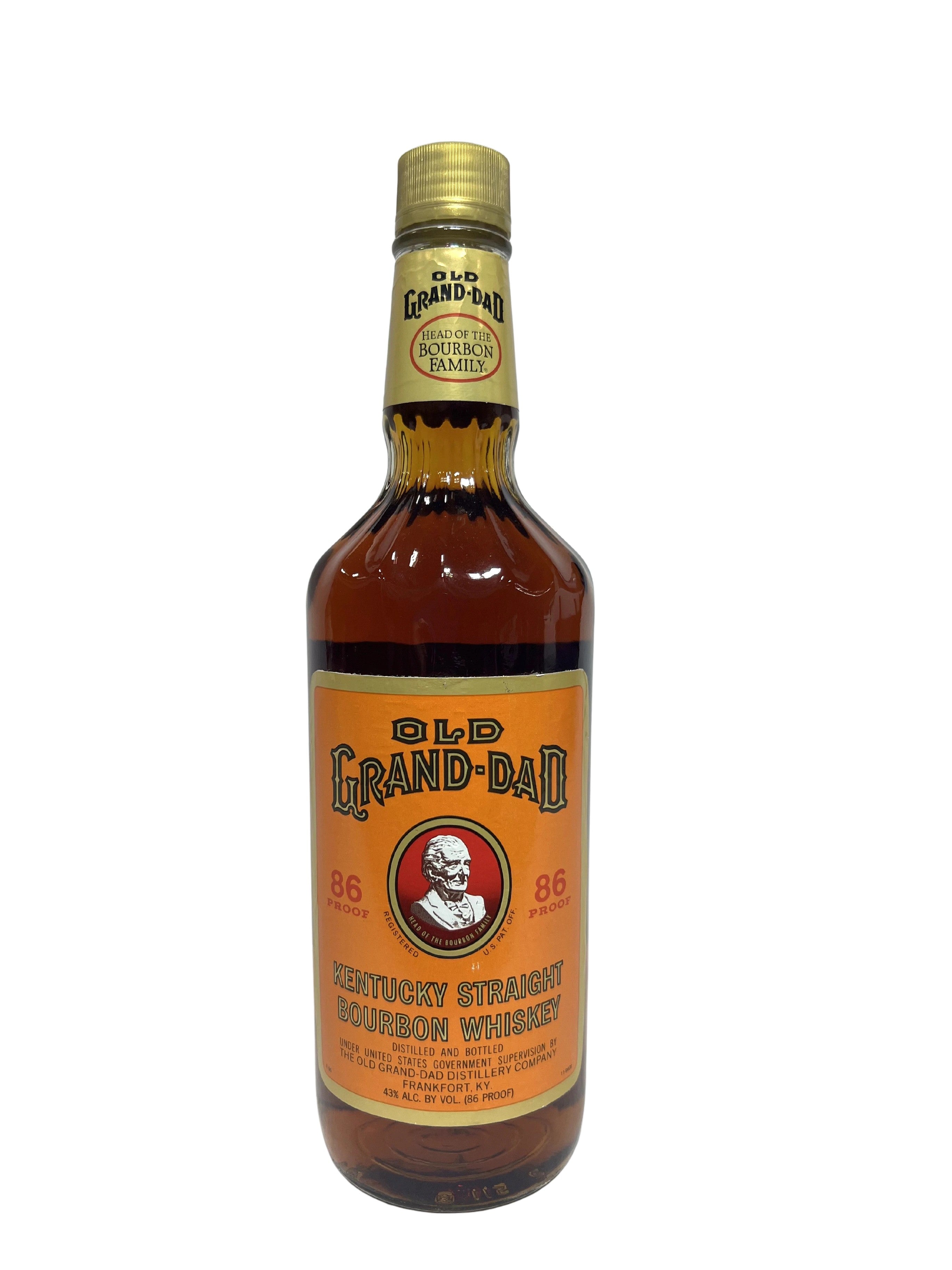 Old Grand-Dad National Distillers 1990 -bottle front