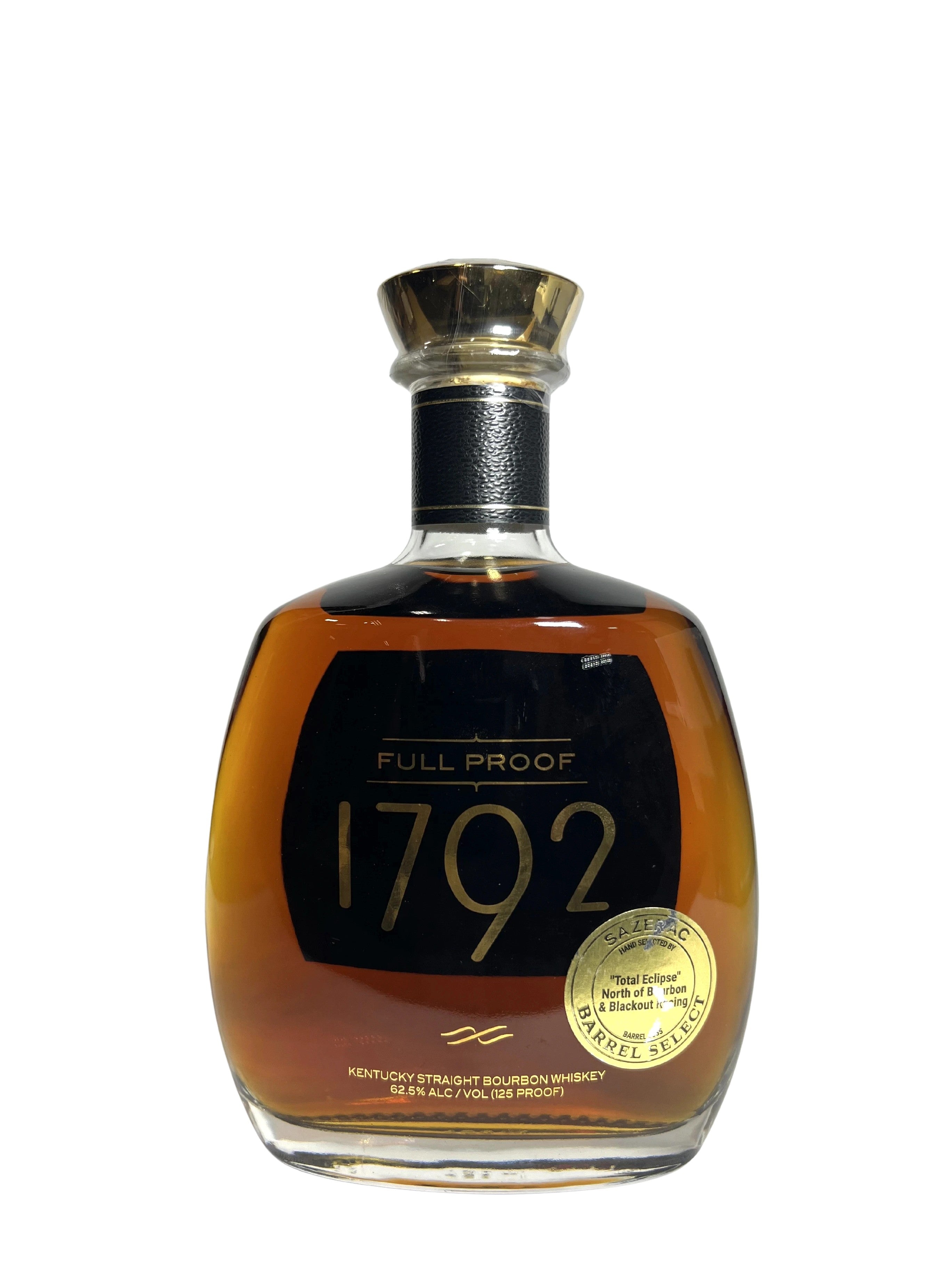1792 Full Proof Kentucky Straight Bourbon Whiskey -bottle front