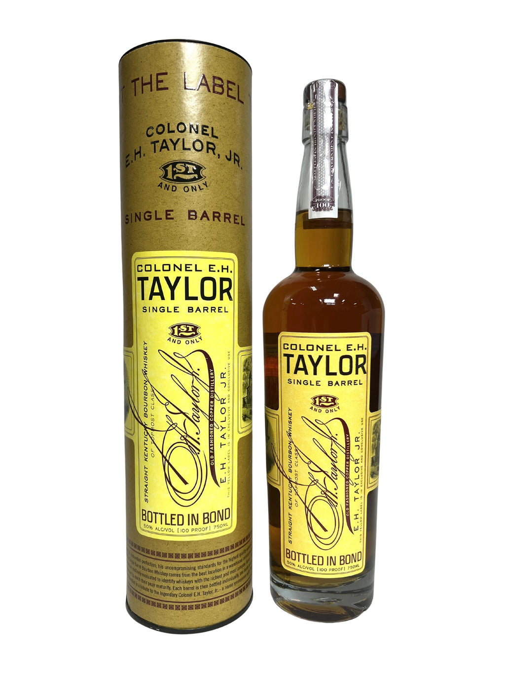 Colonel E.H. Taylor Single Barrel -bottle front