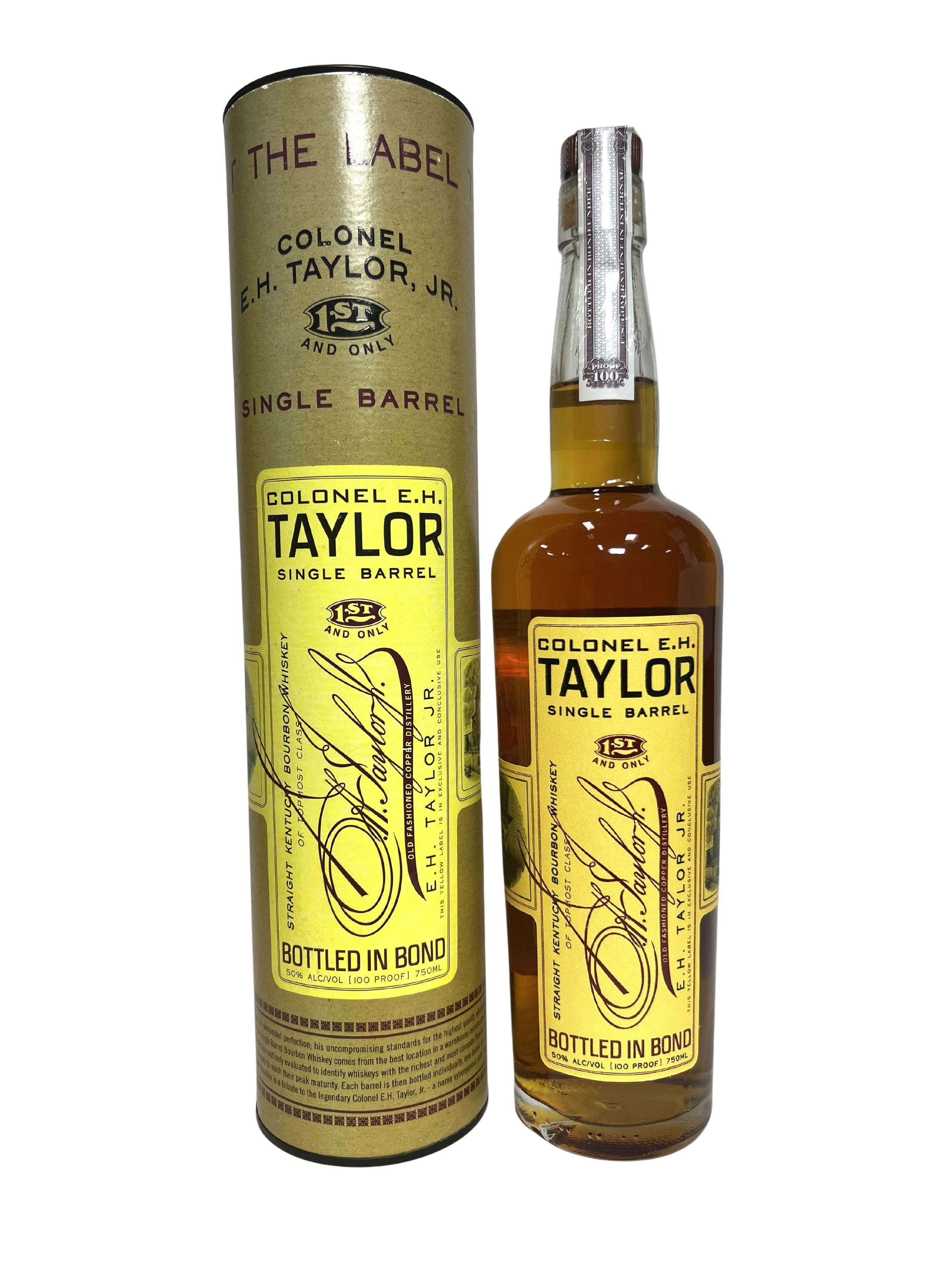 Colonel E.H. Taylor Single Barrel 2017 -bottle front