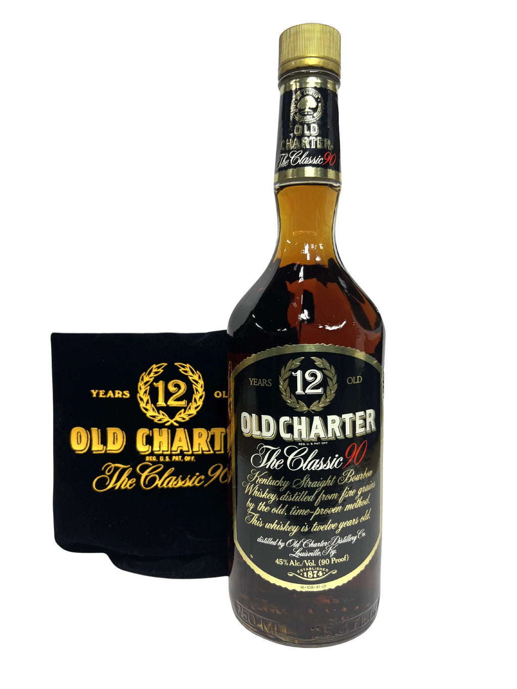 Old Charter 12-year 90pf. 1989 (Louisville) -bottle front