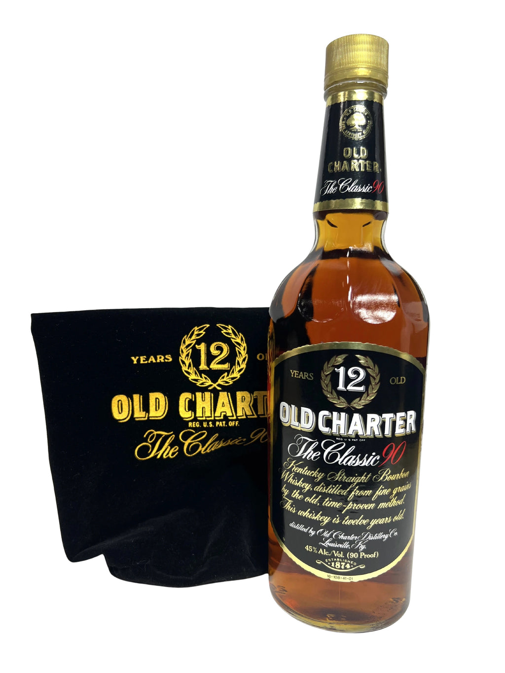 Old Charter 12-year 90pf. 1991 (Louisville) -bottle front