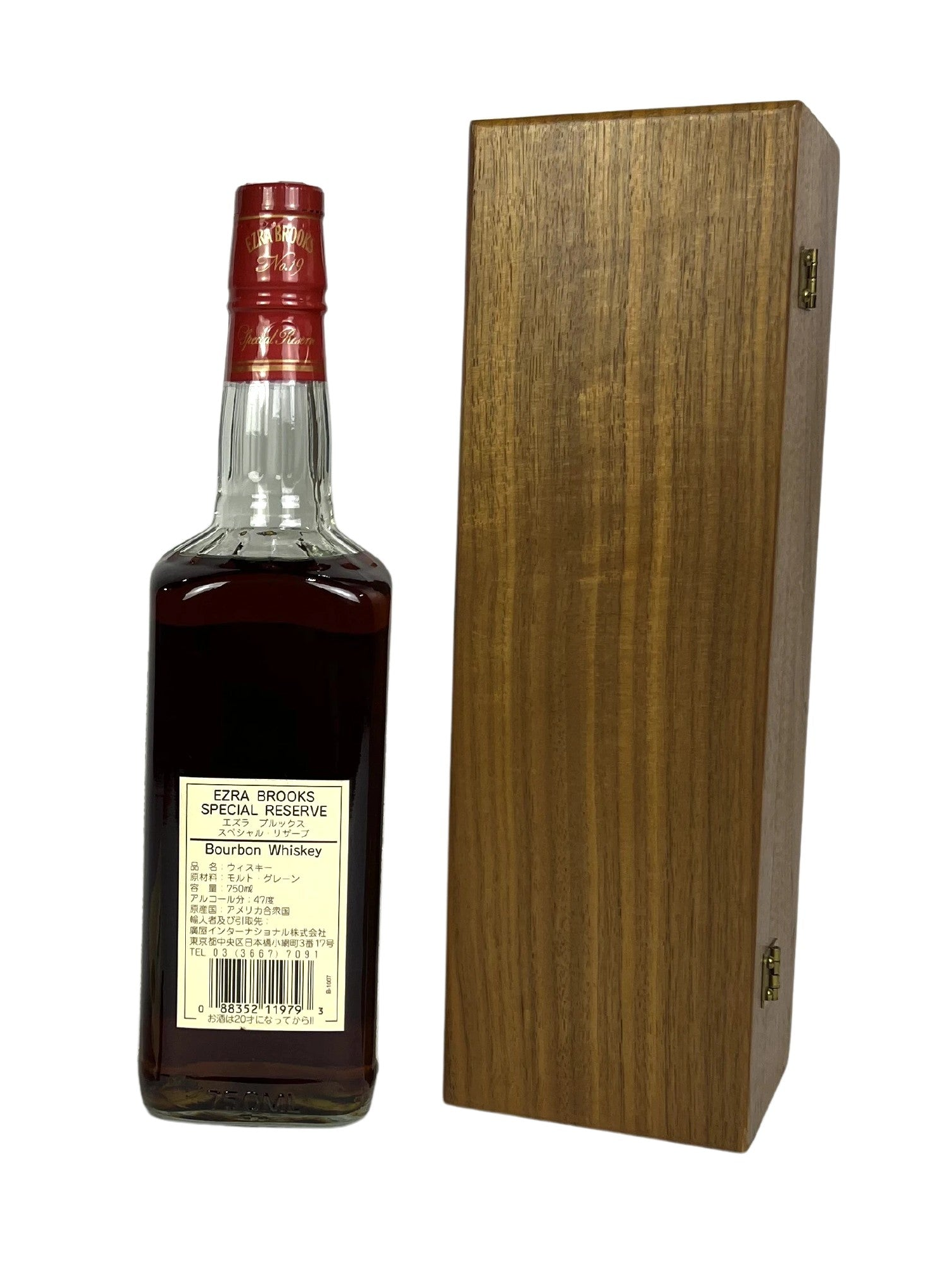 Ezra Brooks No.19 Special Reserve with box -bottle front