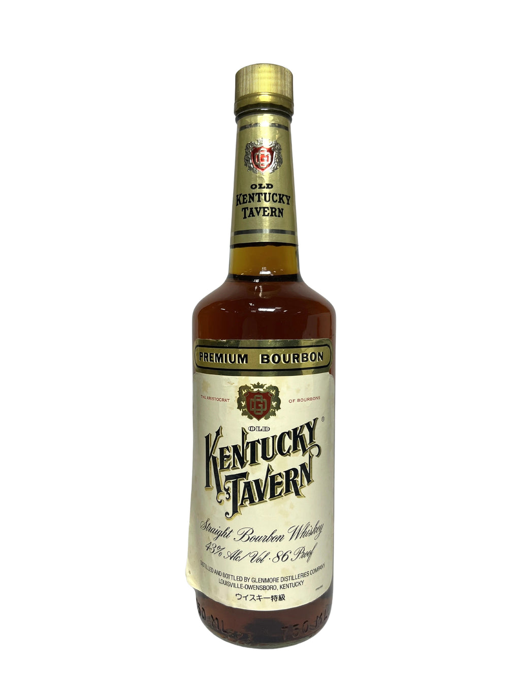 Kentucky Tavern 86pf. 1990 (Glenmore) -bottle front