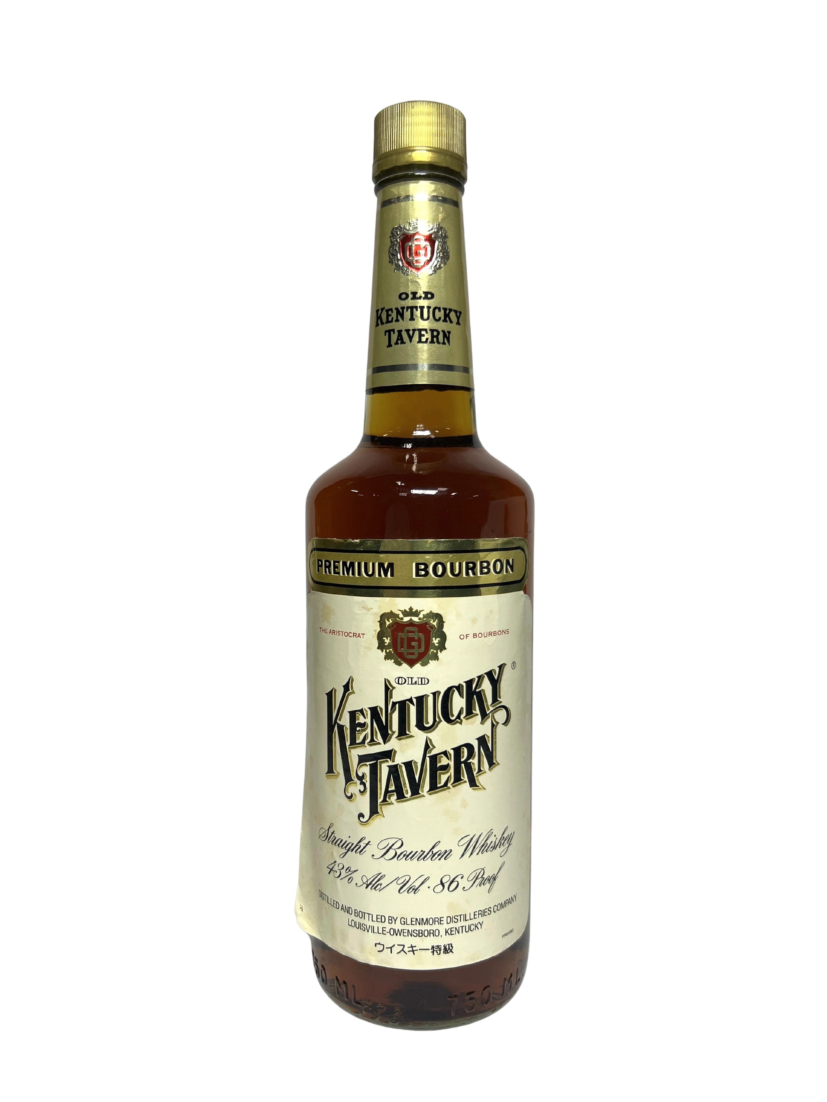 Kentucky Tavern 86pf. 1990 (Glenmore) -bottle front