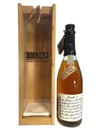 Booker's Black Wax 1991 -bottle front