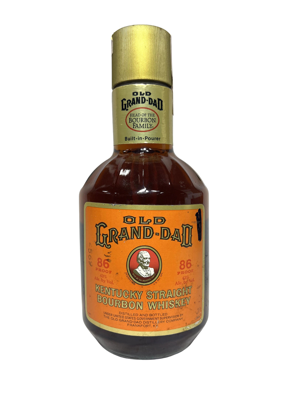 Old Grand-Dad National Distillers 86pf. 1.75 Liter 1991 -bottle front