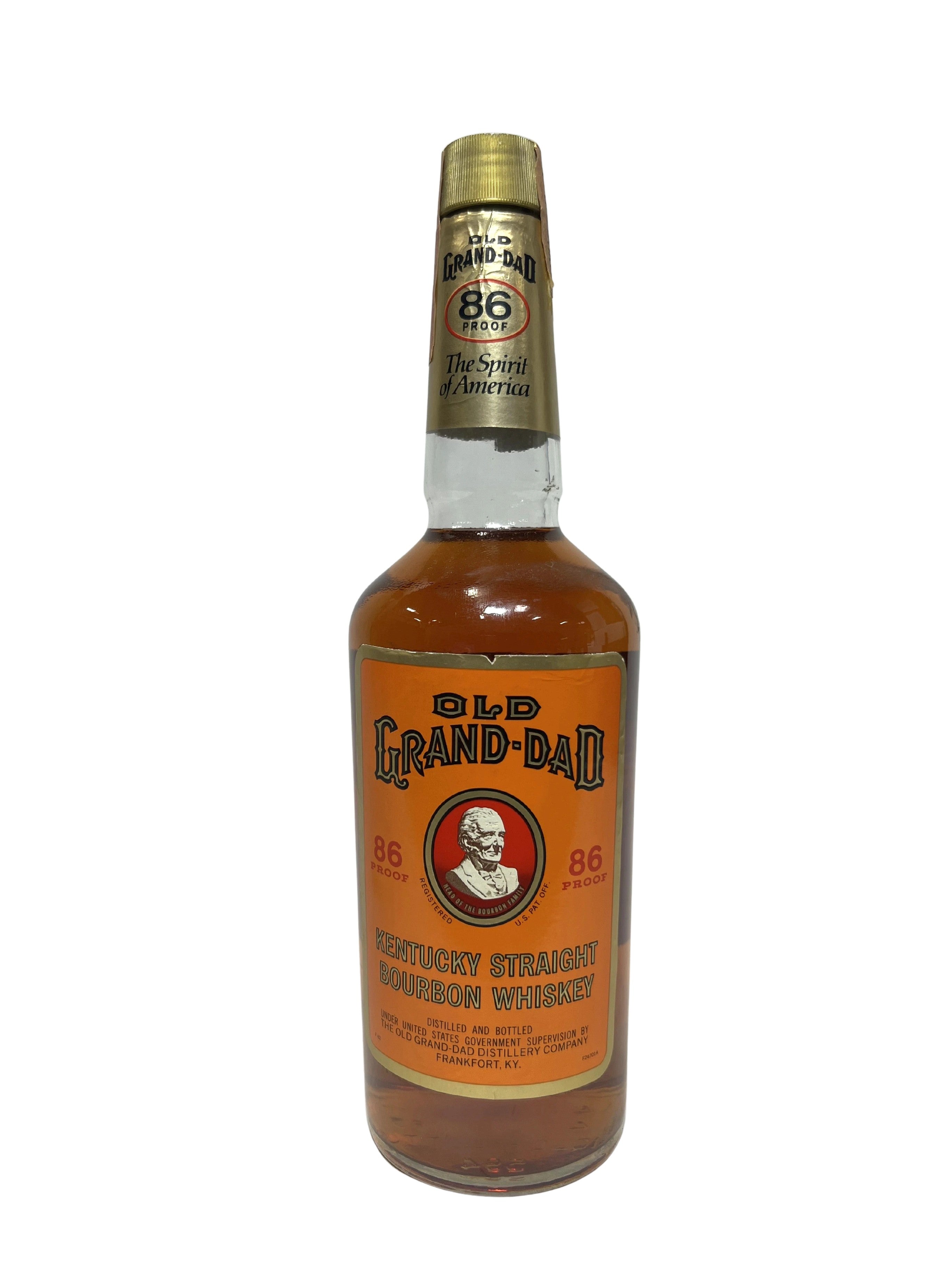 Old Grand Dad 86pf. 1982 (National Distillers) -bottle front