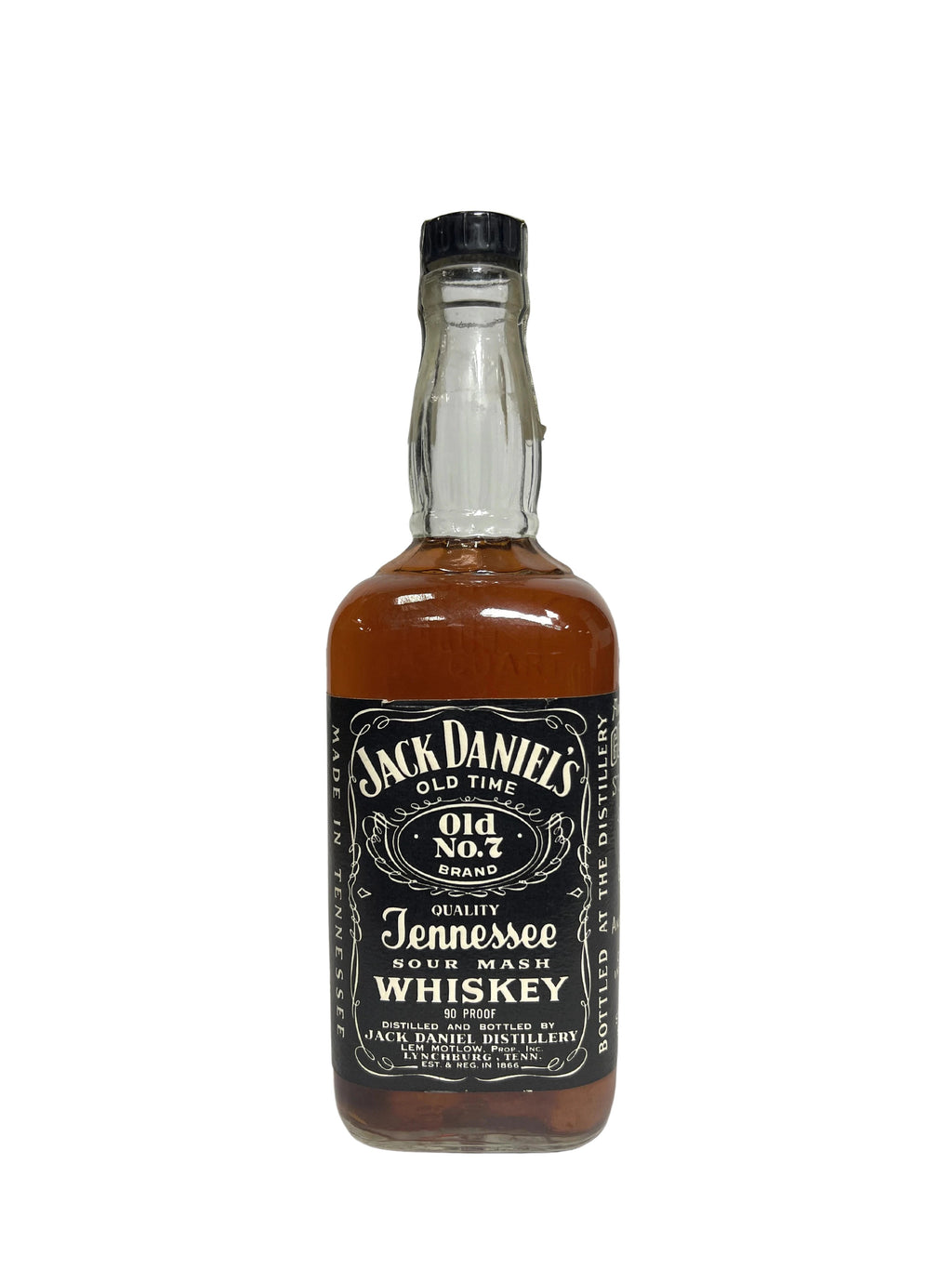 Jack Daniel's Old No. 7, 90pf 1974 -bottle front