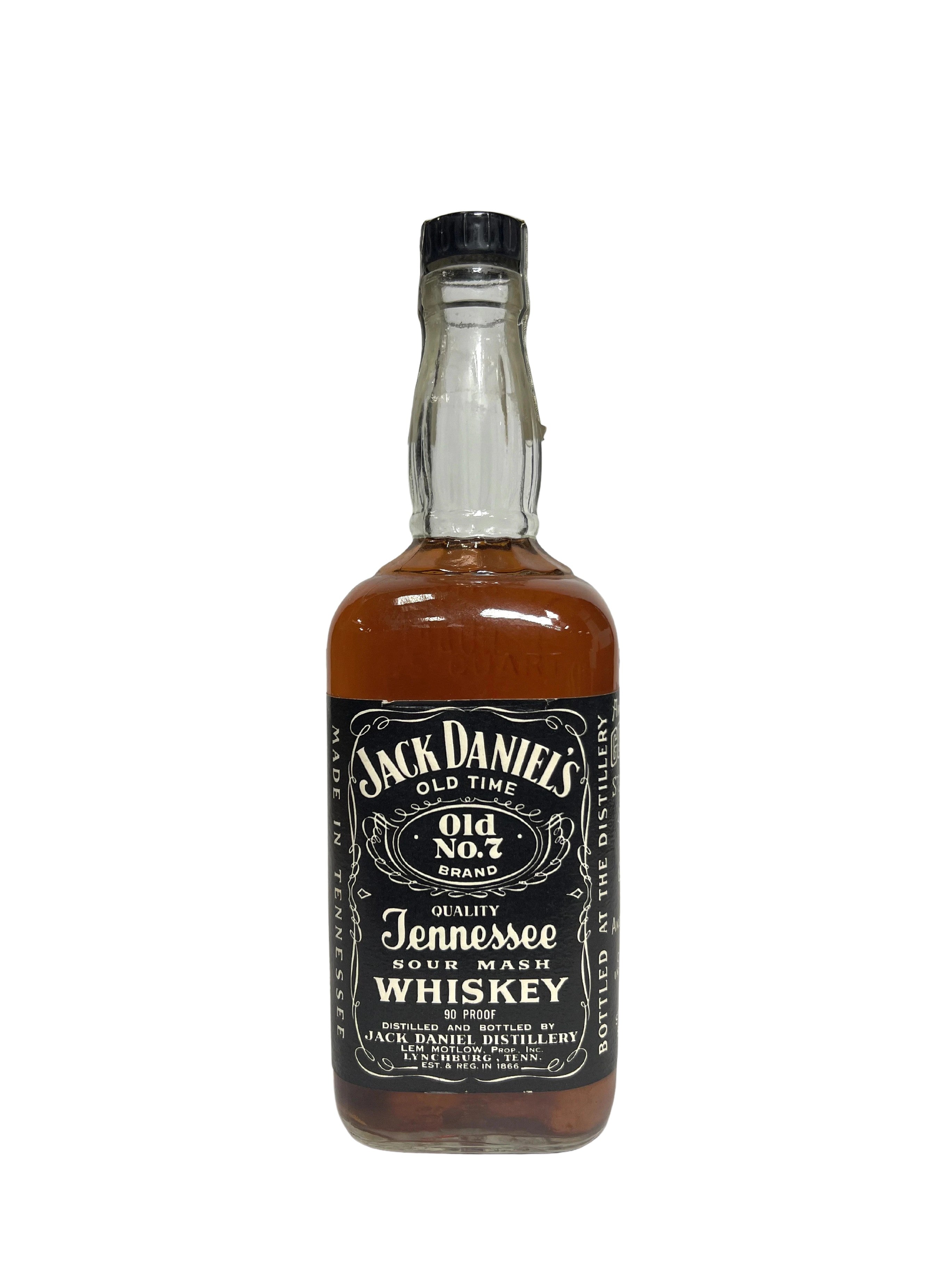 Jack Daniel's Old No. 7, 90pf 1974 -bottle front