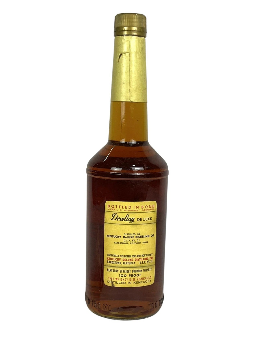 Dowling De Luxe BIB 1994 (pre-fire) -bottle front