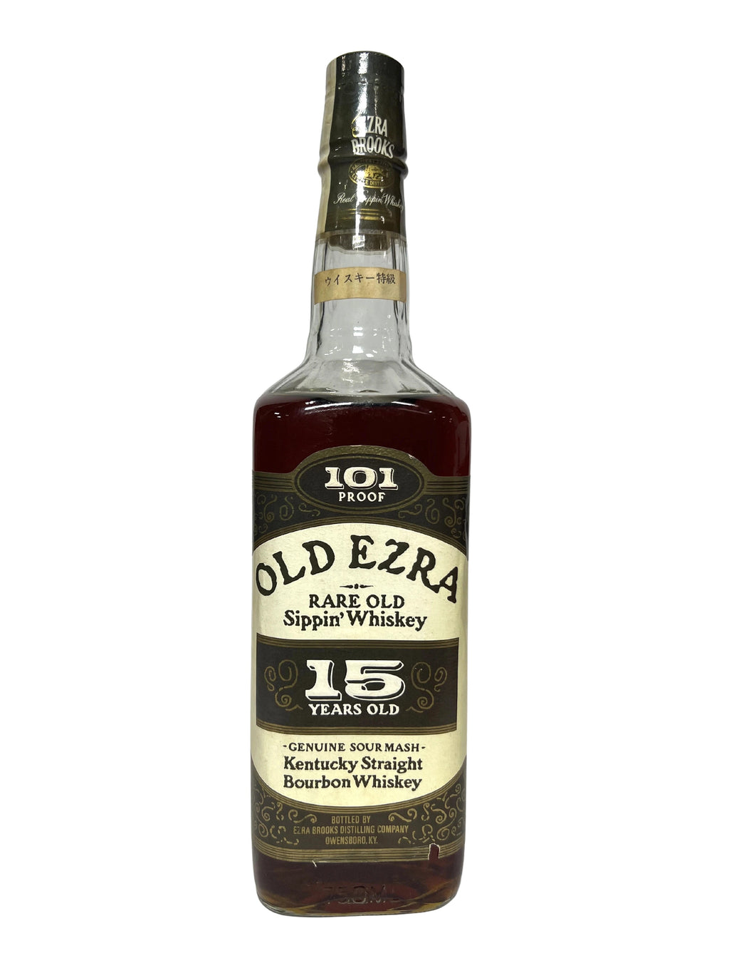 Old Ezra 15-year 1986 -bottle front