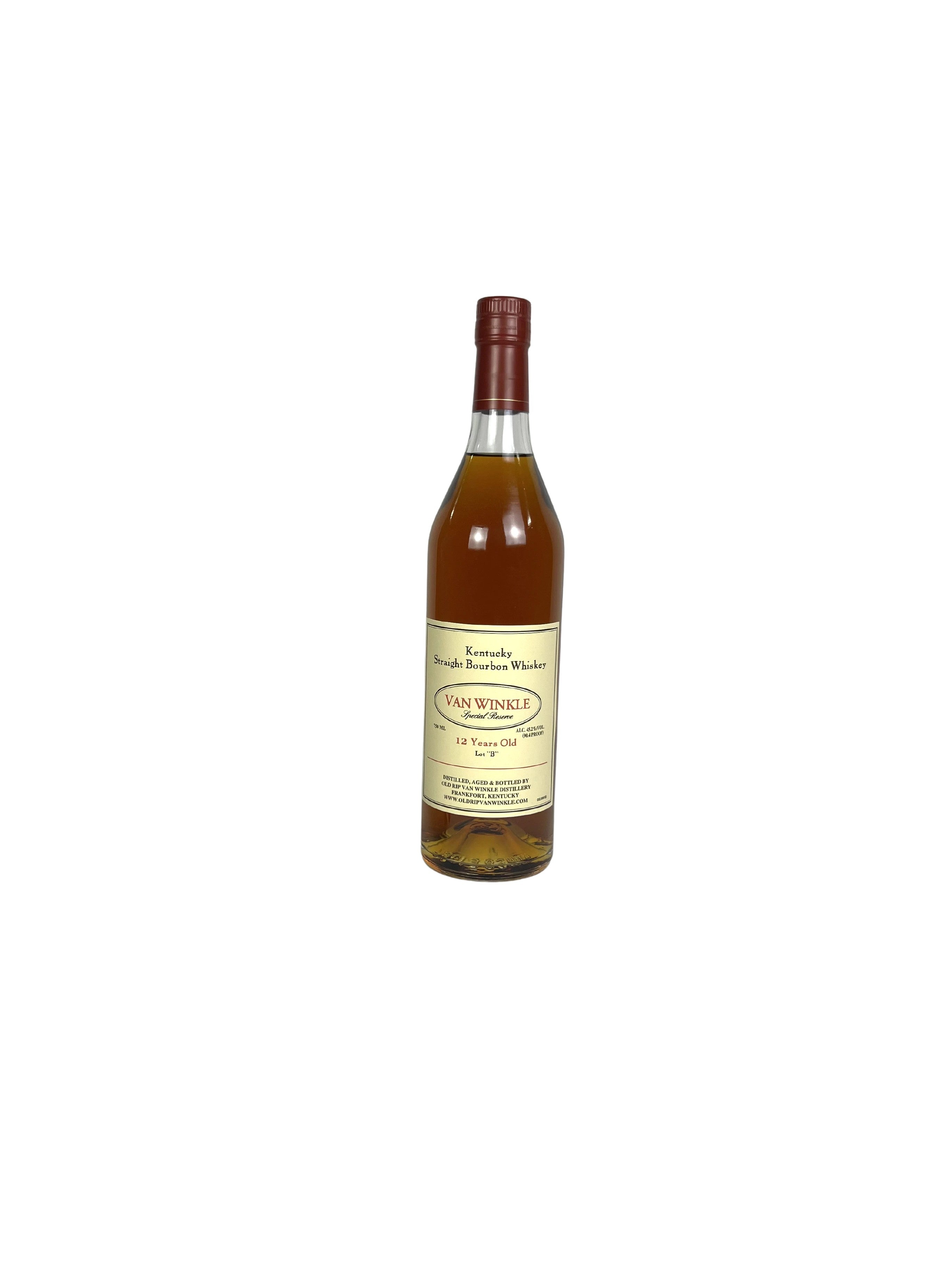 Van Winkle 12-Year Lot b -bottle front