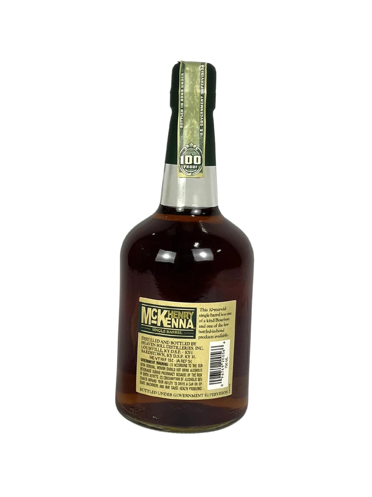 Henry McKenna 10-year BIB 2012 -bottle front