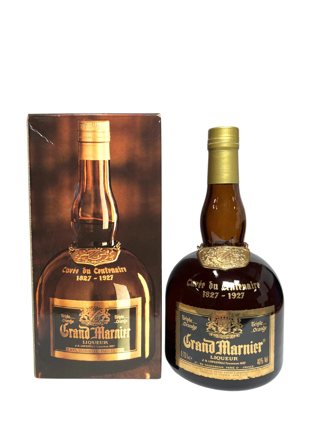 Grand Marnier Cuvée du Centenaire -bottle front