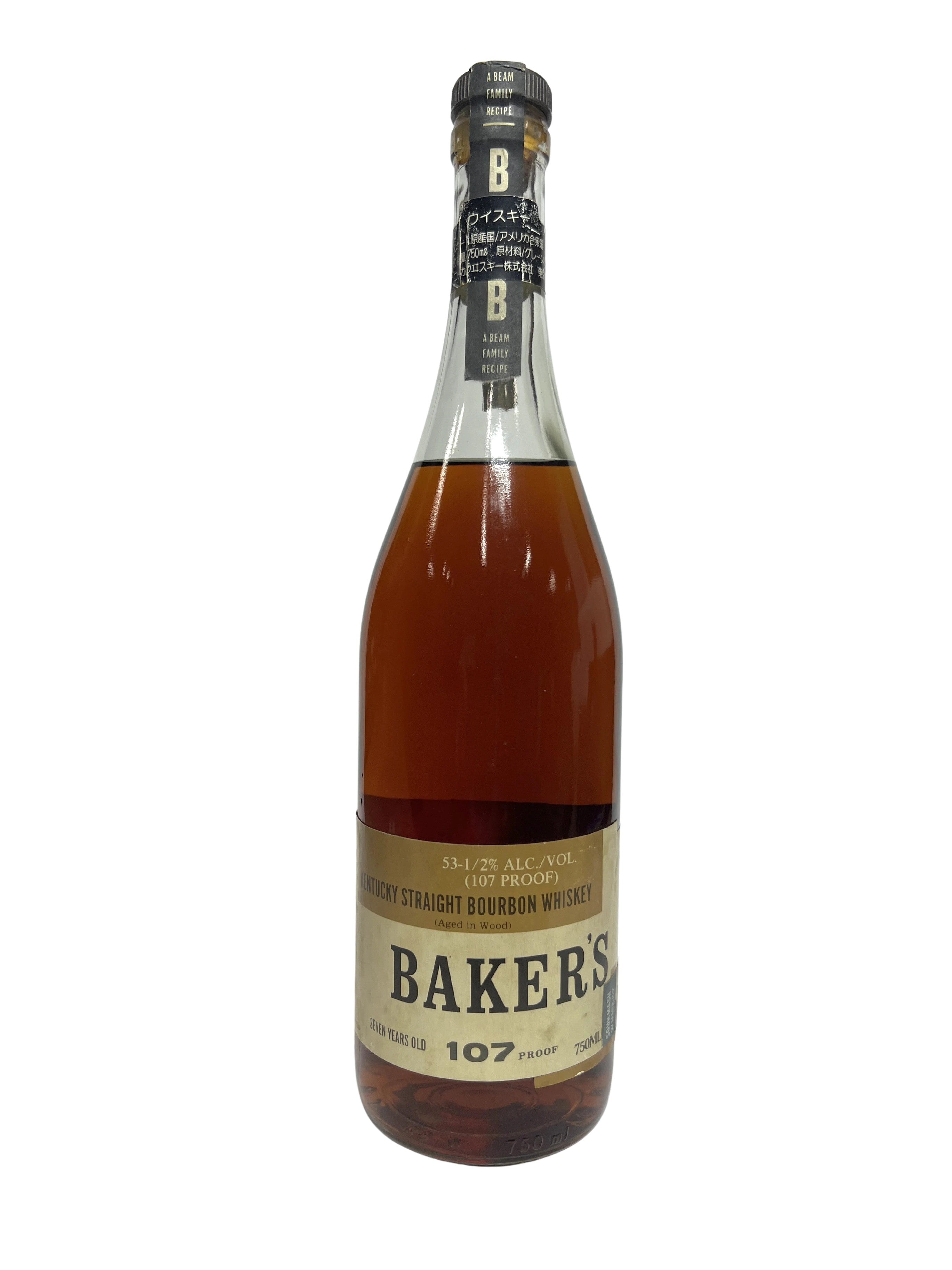 Baker's 1985 (1st release) 750ml -bottle front