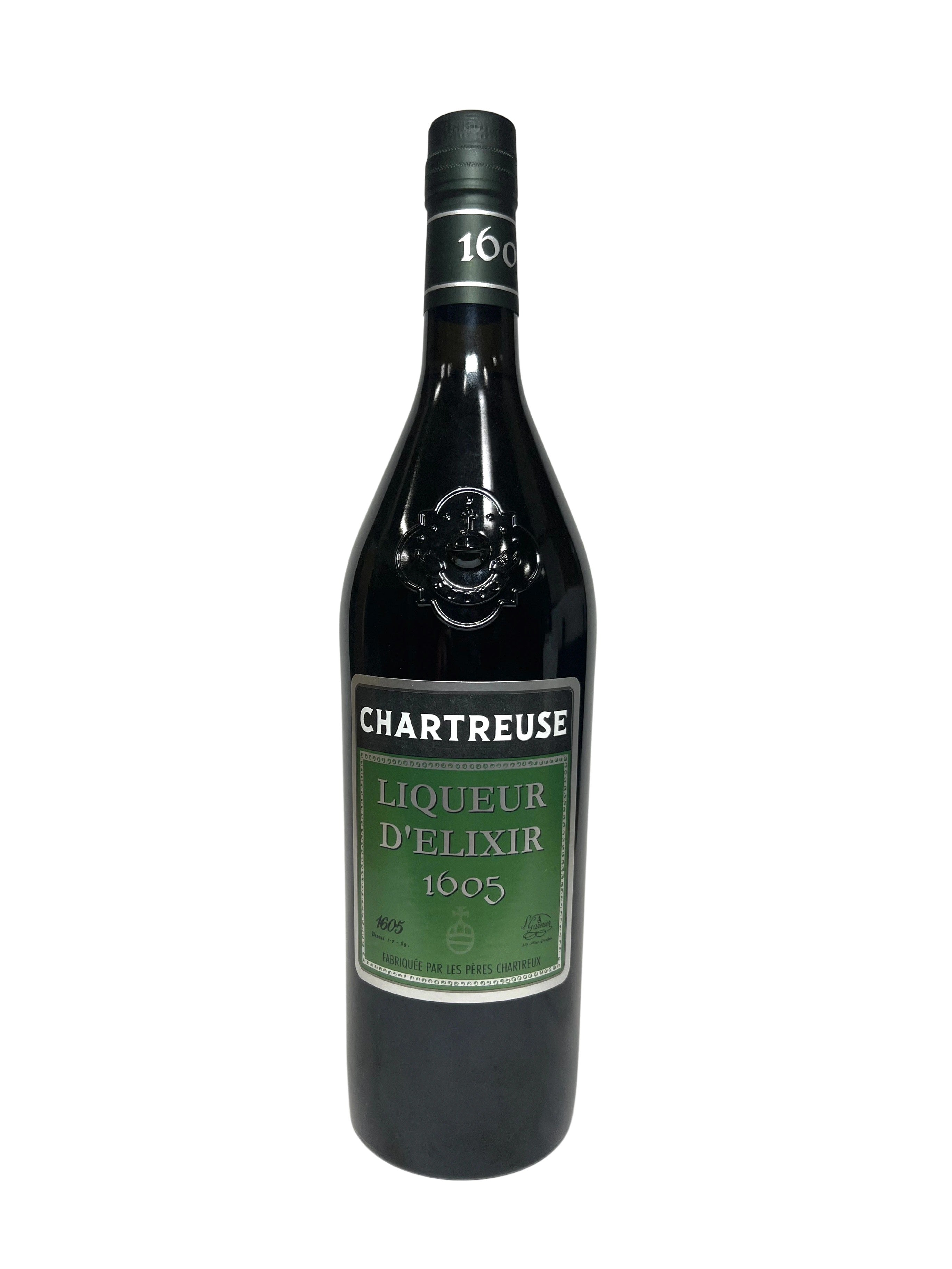 Chartreuse Liqueur d'Elixir 1605 -bottle front