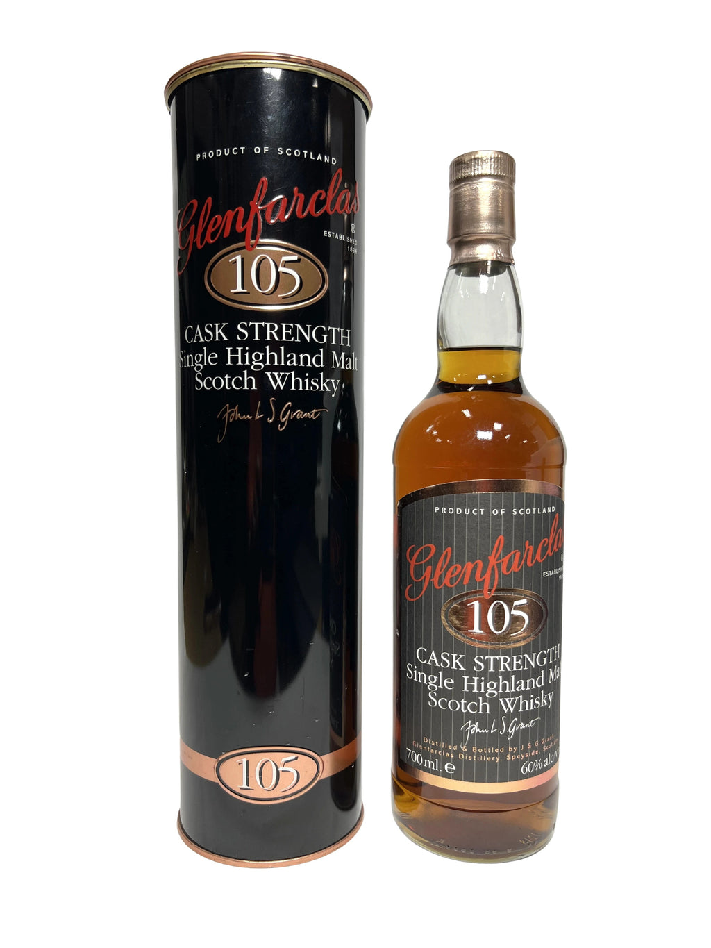 Glenfarclas 105 1990's -bottle front