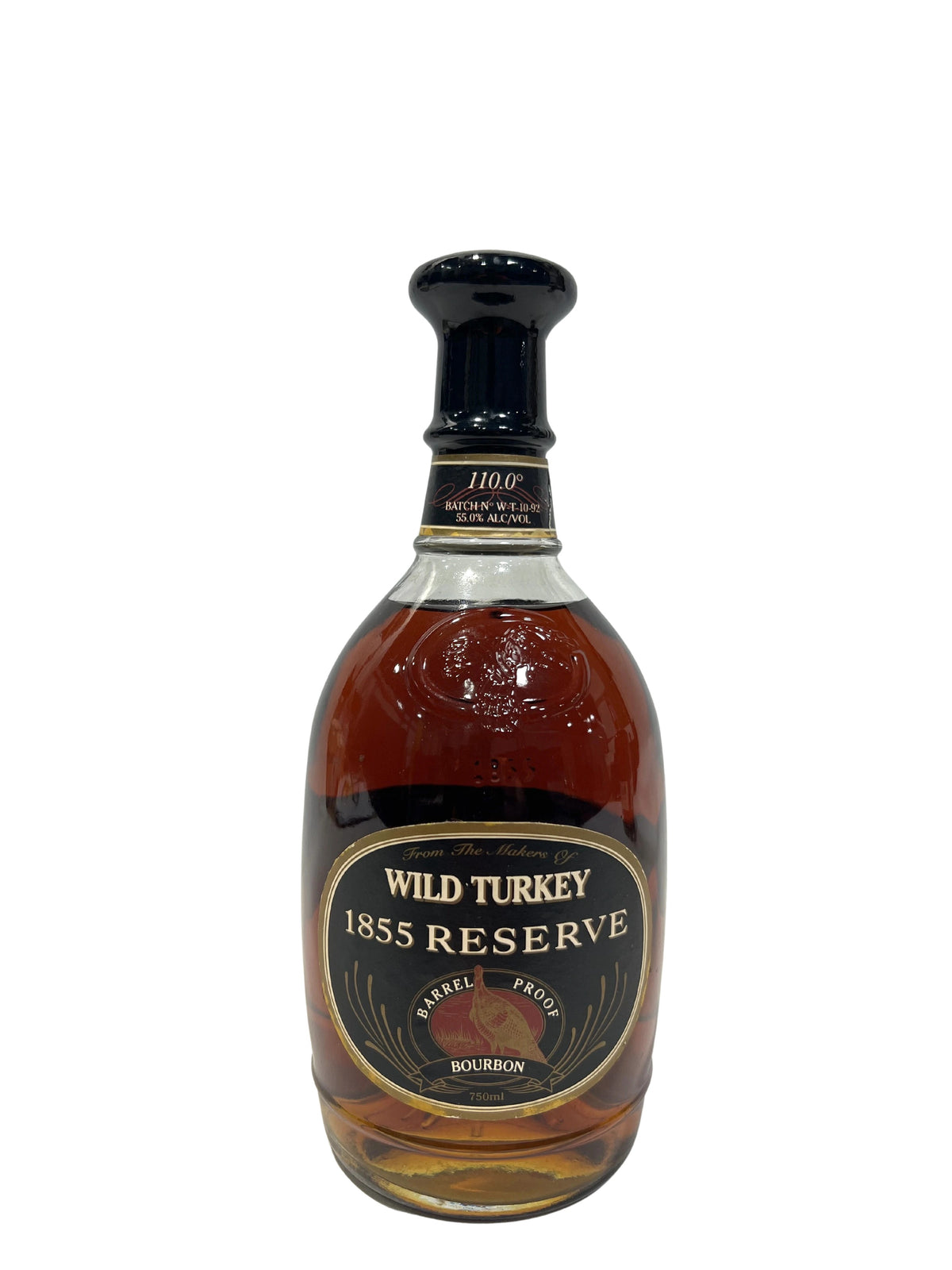 Wild Turkey 1855 Reserve (W-T-10-92) 1992, 110.0 Proof 750ml -bottle front