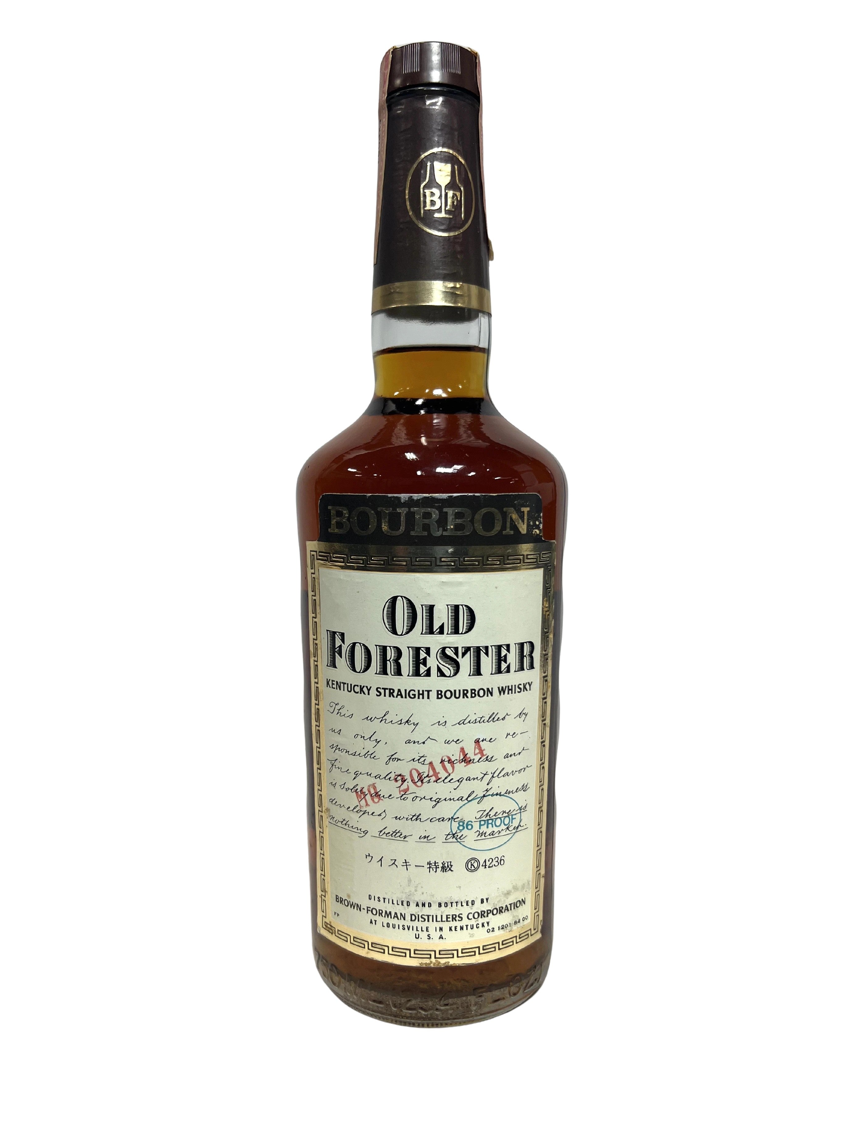 Old Forester 1979 -bottle front