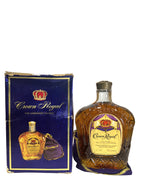 Crown Royal 1977 with bag and box -bottle front