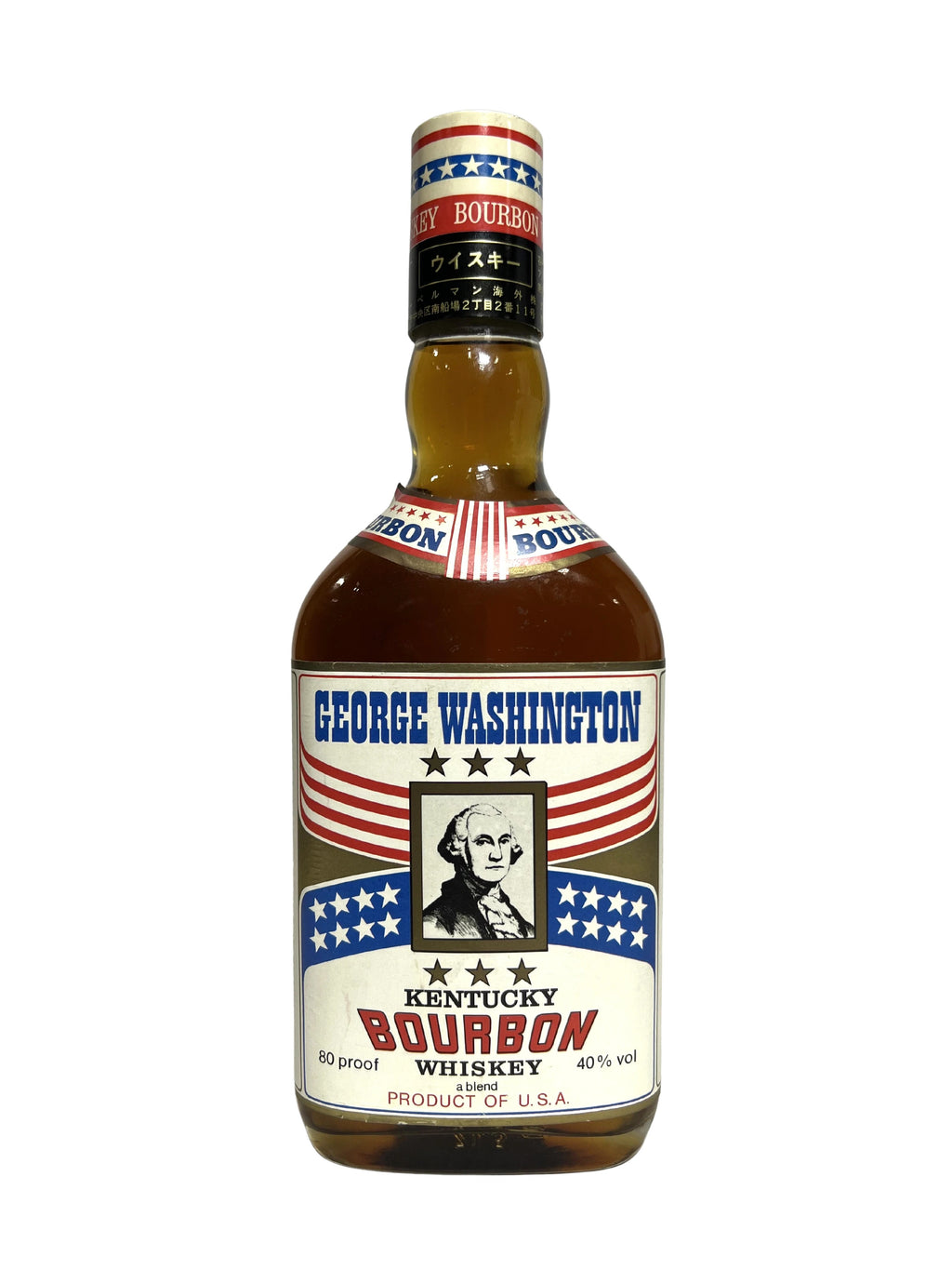 George Washington Straight Bourbon -bottle front