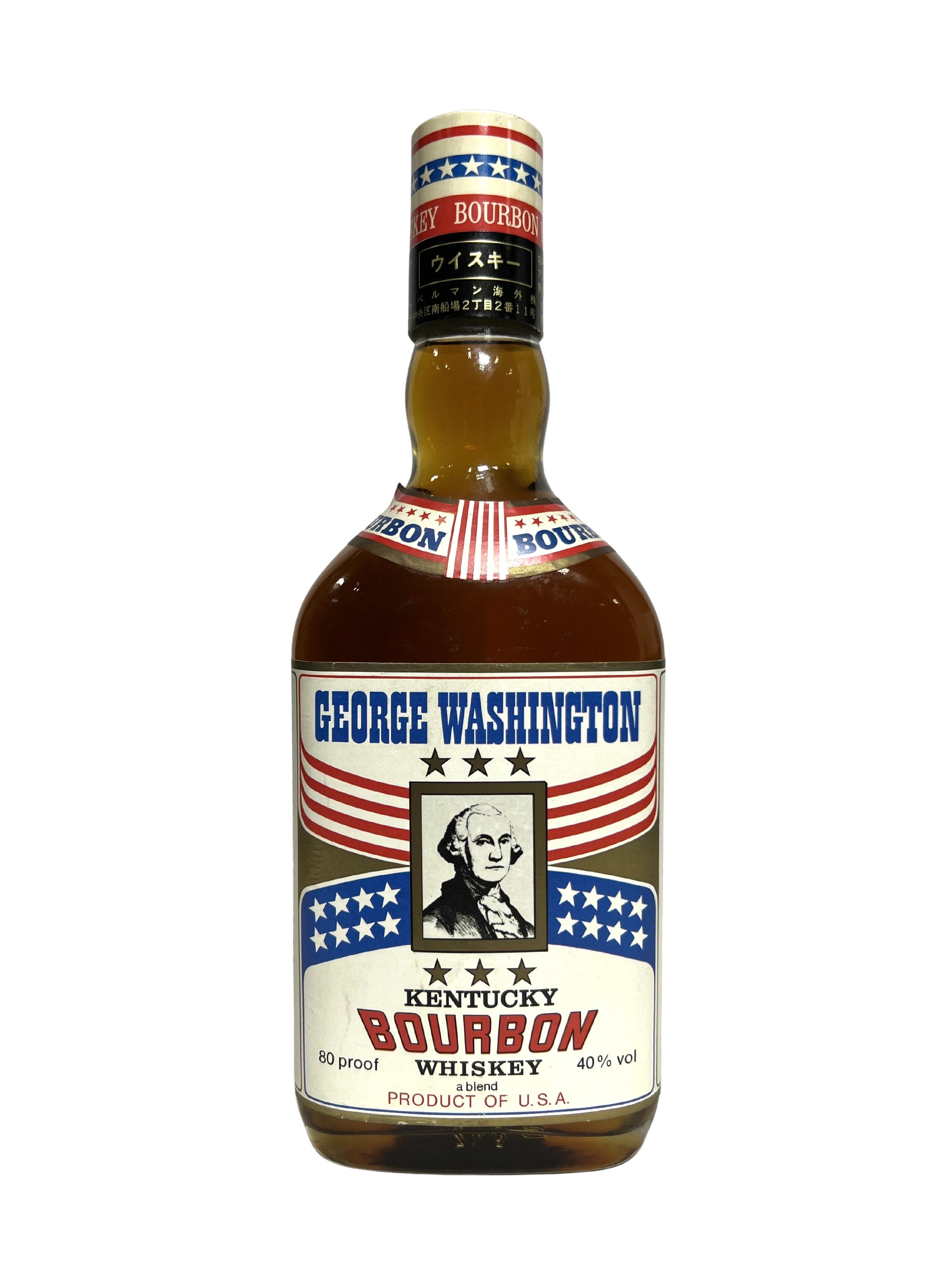 George Washington Straight Bourbon -bottle front