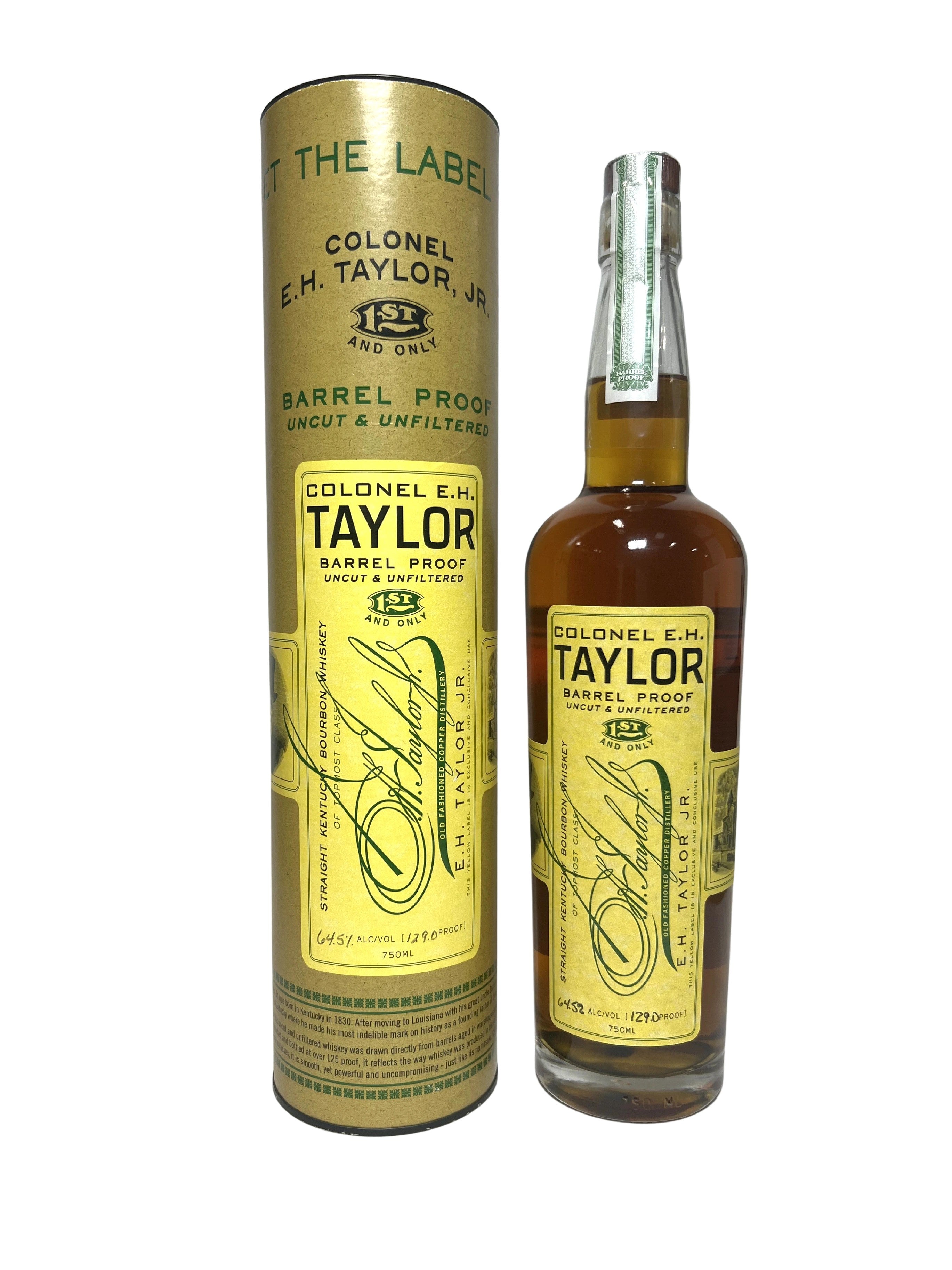 Colonel E.H. Taylor Barrel Proof Bourbon 2014 (batch 3) -bottle front