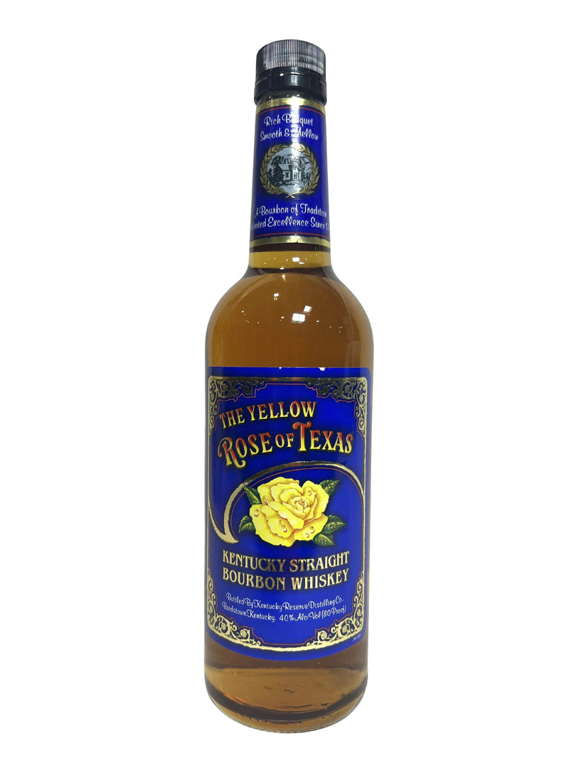 Yellow Rose of Texas Blue Label -bottle front
