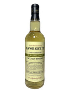 As We Get It Islay Single Malt -bottle front