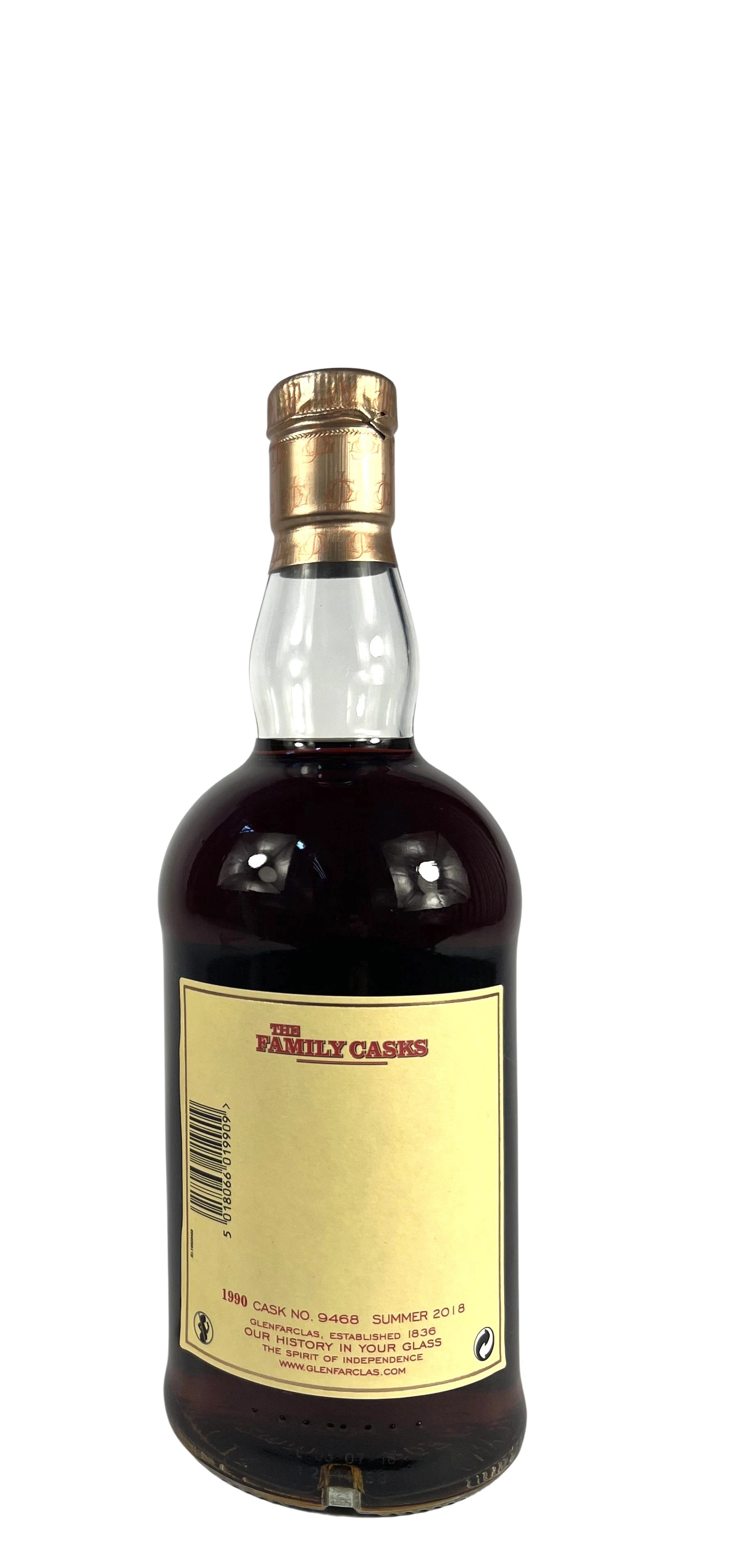 Glenfarclas The Family Casks 1990-2018 -bottle front