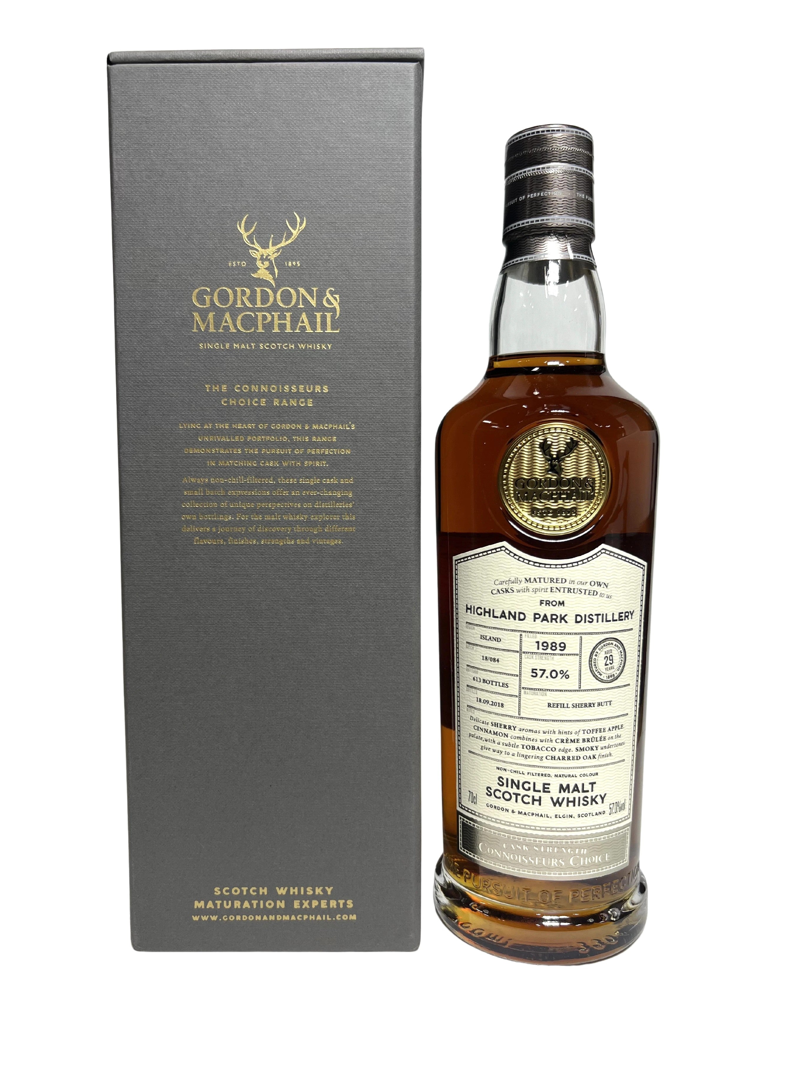 Highland Park Gordon and Machpahil Connoisseurs Choice 2018 -bottle front