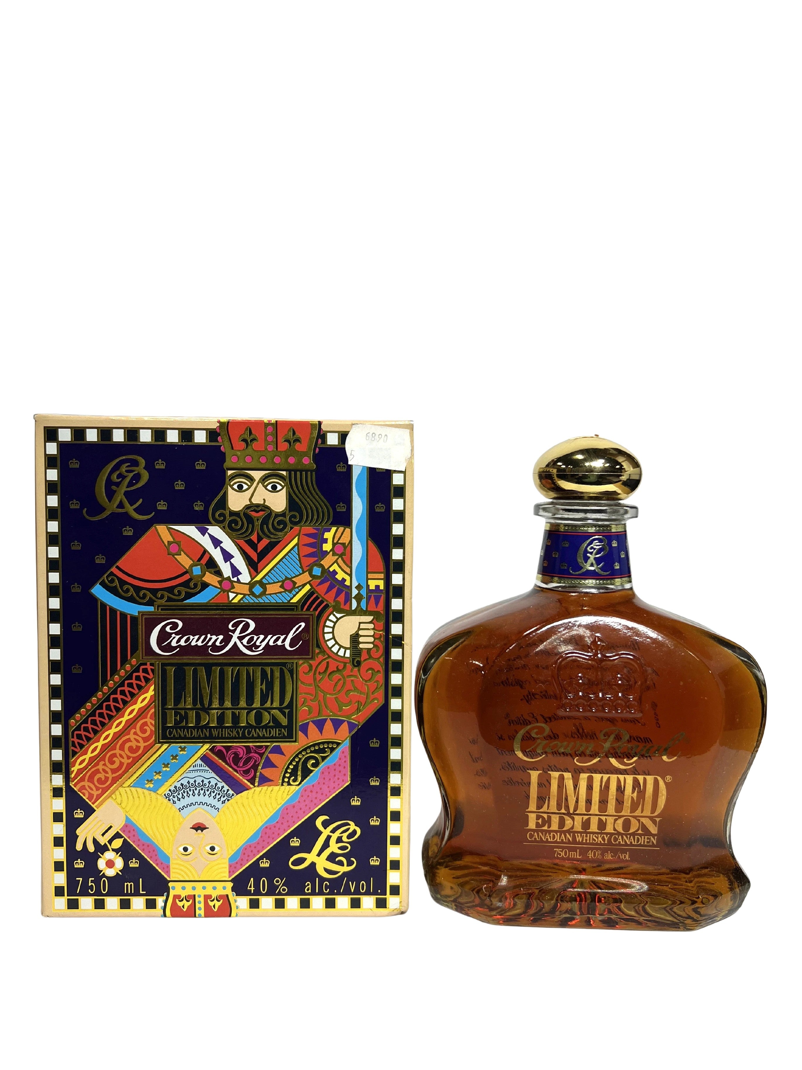 Crown Royal Limited Edition Poker Set 1978 -bottle front