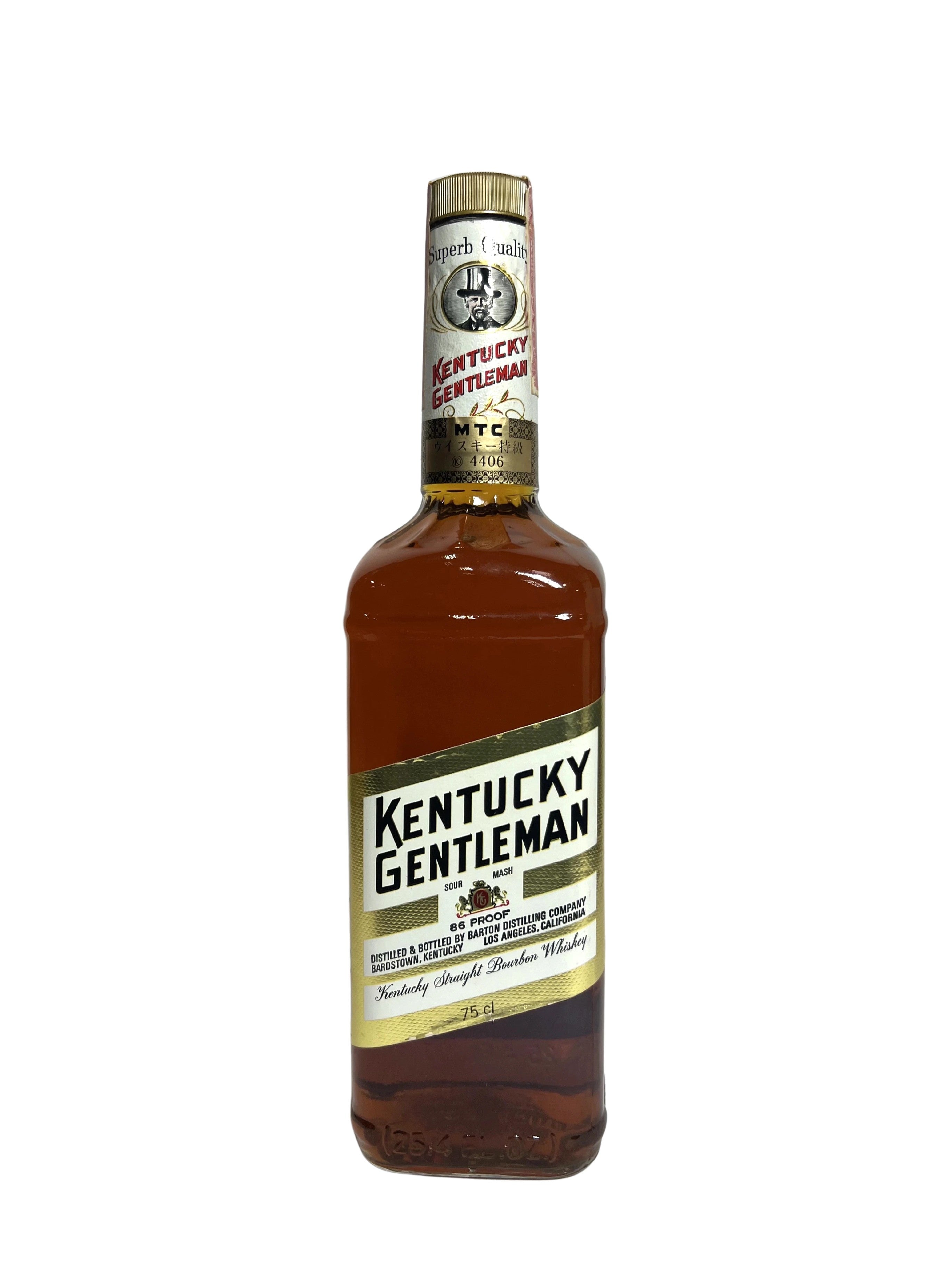 Kentucky Gentleman 1980 -bottle front