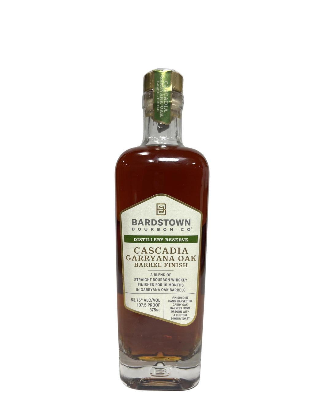 Bardstown Bourbon Company Cascadia Garryana Oak Barrel Finish -bottle front