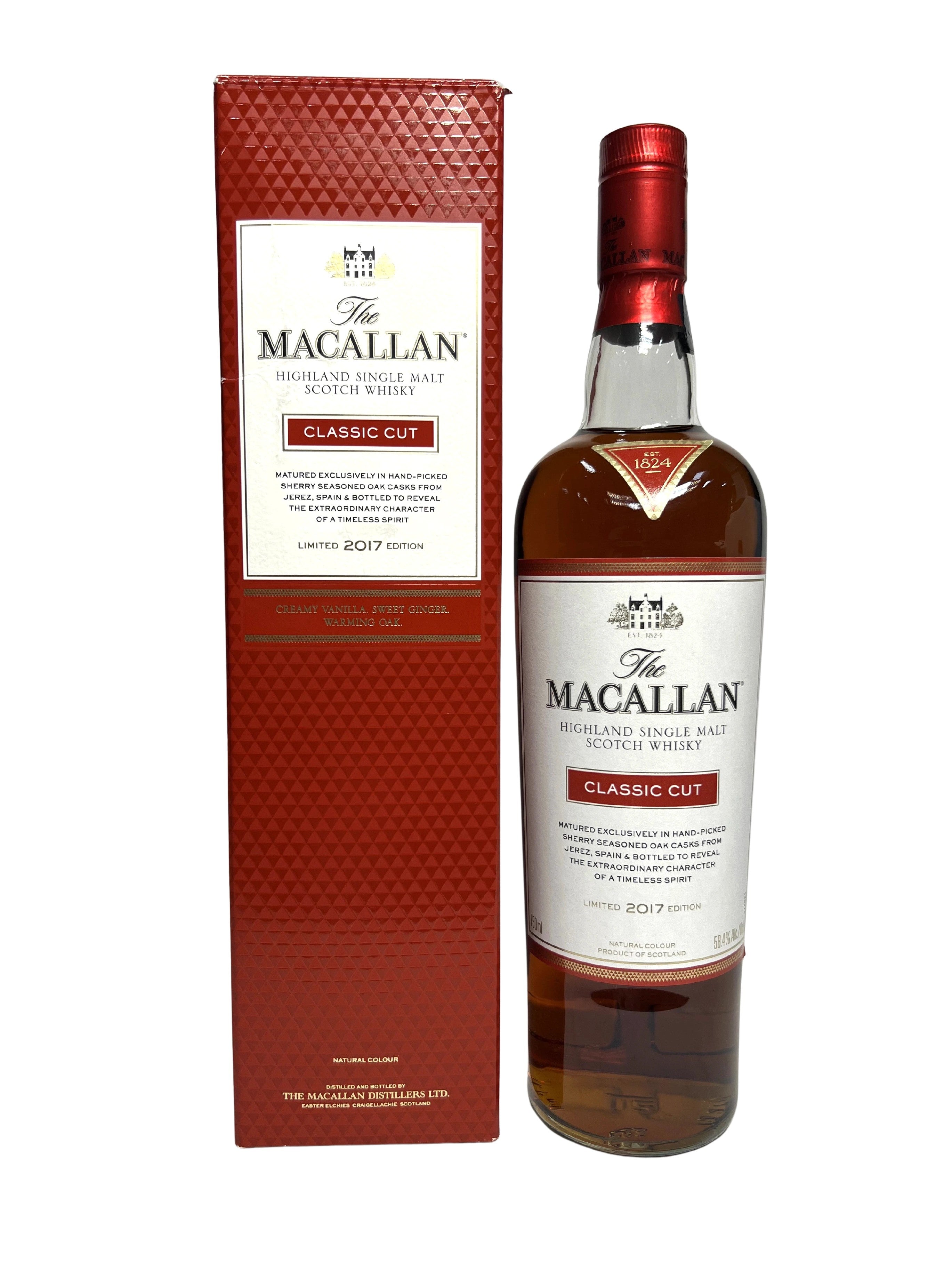 Macallan Classic Cut 2017 -bottle front