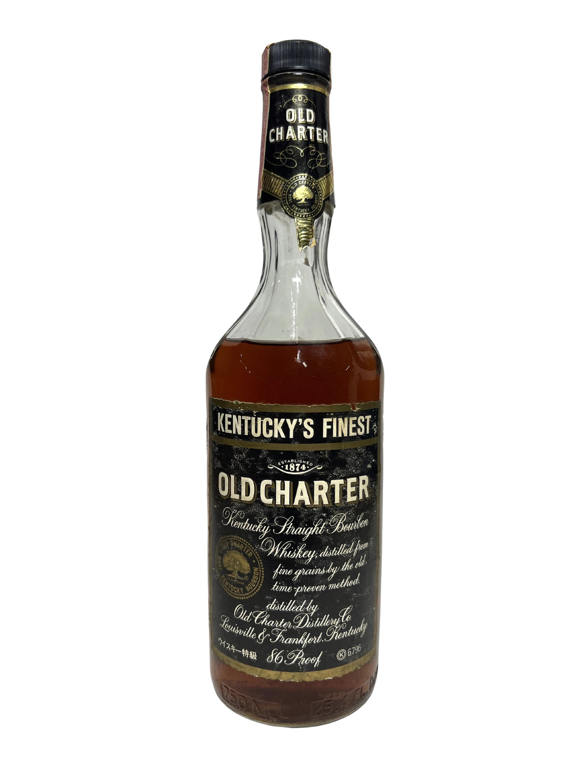 Old Charter 86 pf. 1983 -bottle front