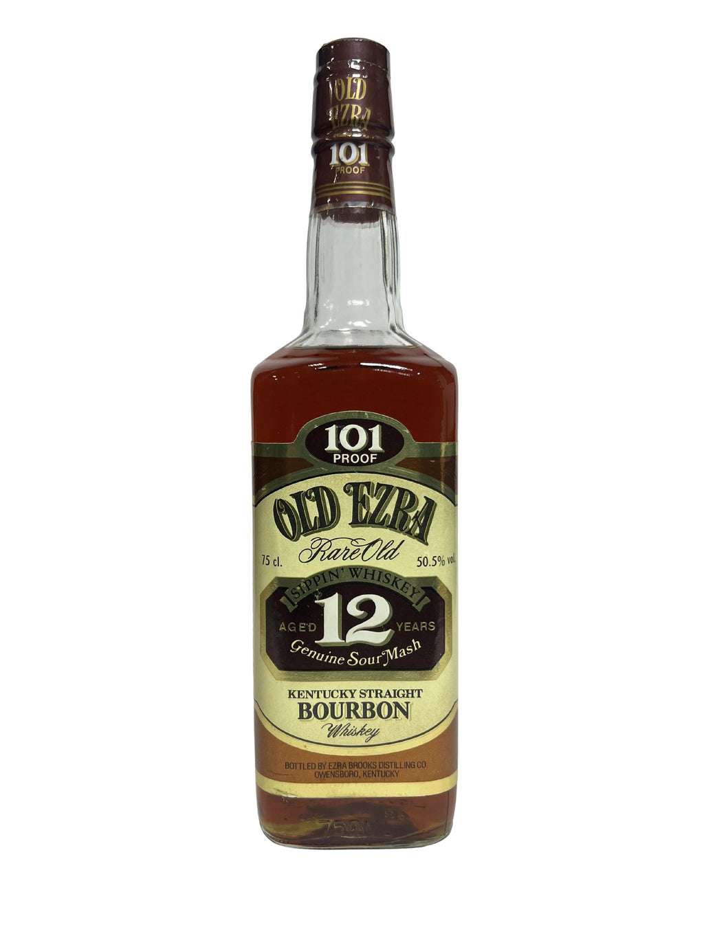Old Ezra 12/101 1990 -bottle front