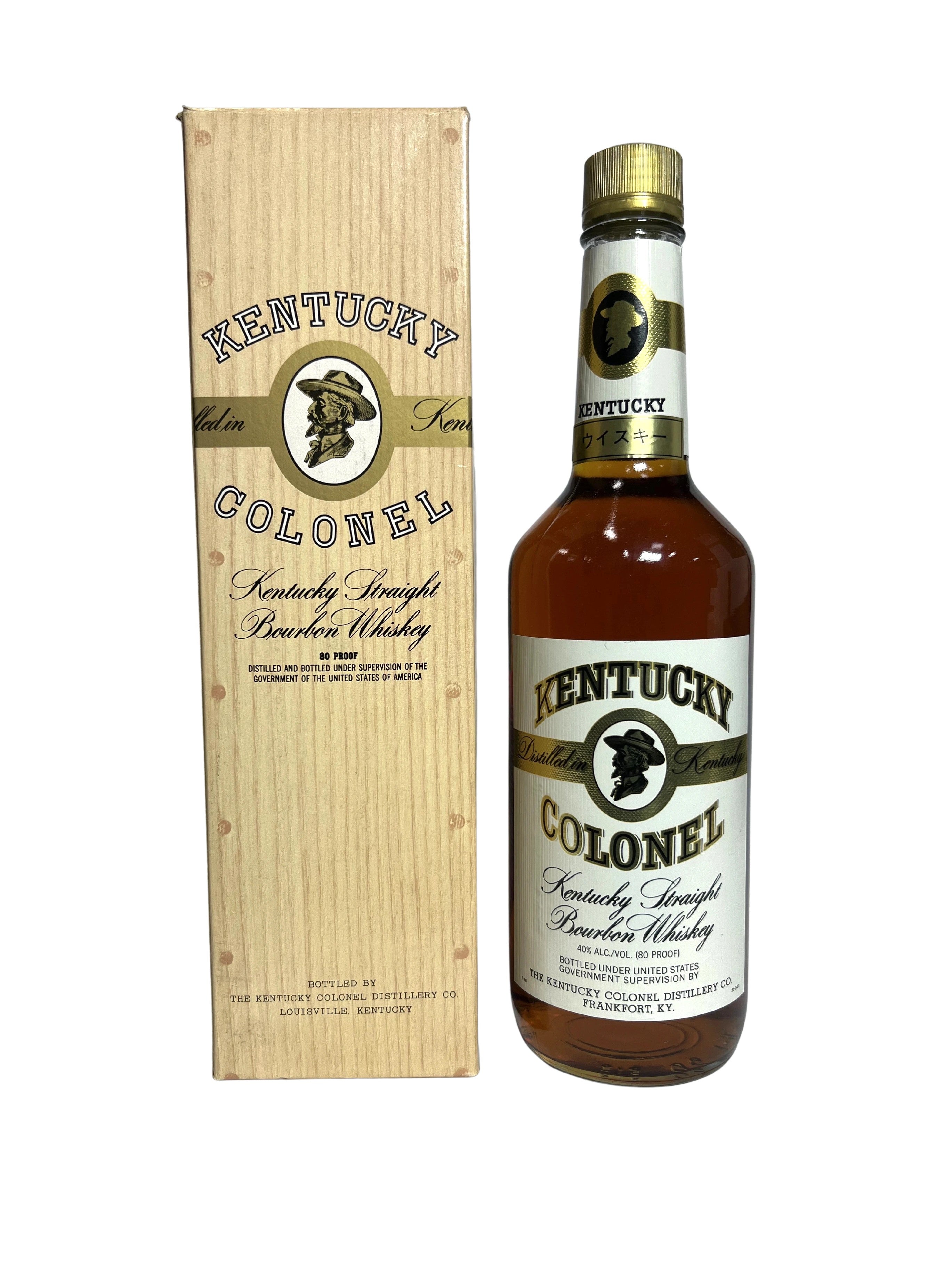 Kentucky Colonel 1988 (National Distillers) -bottle front