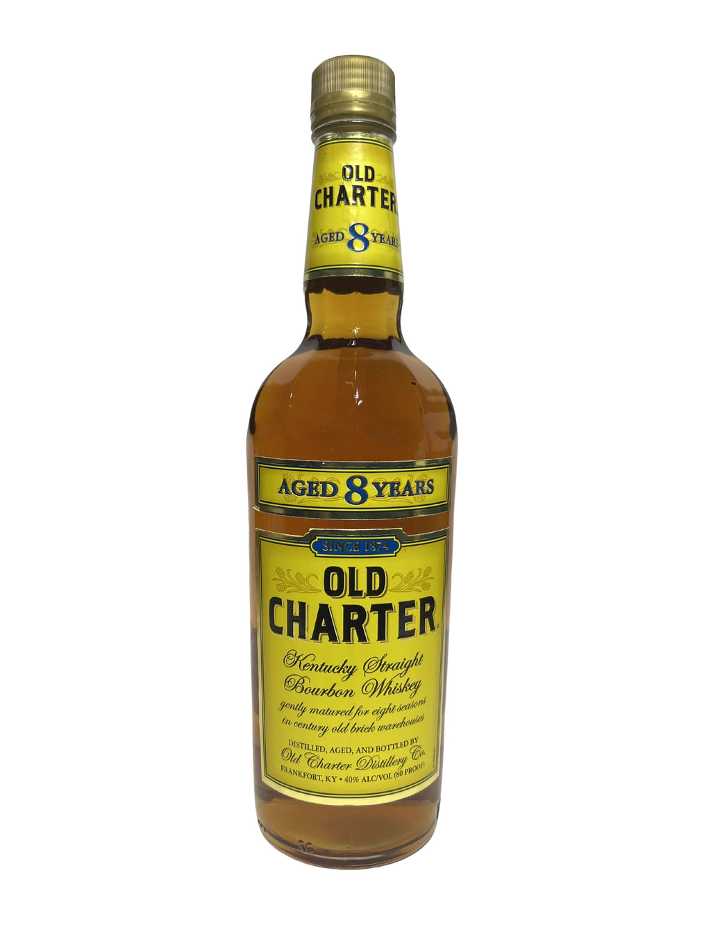 Old Charter 8-year Bourbon -bottle front