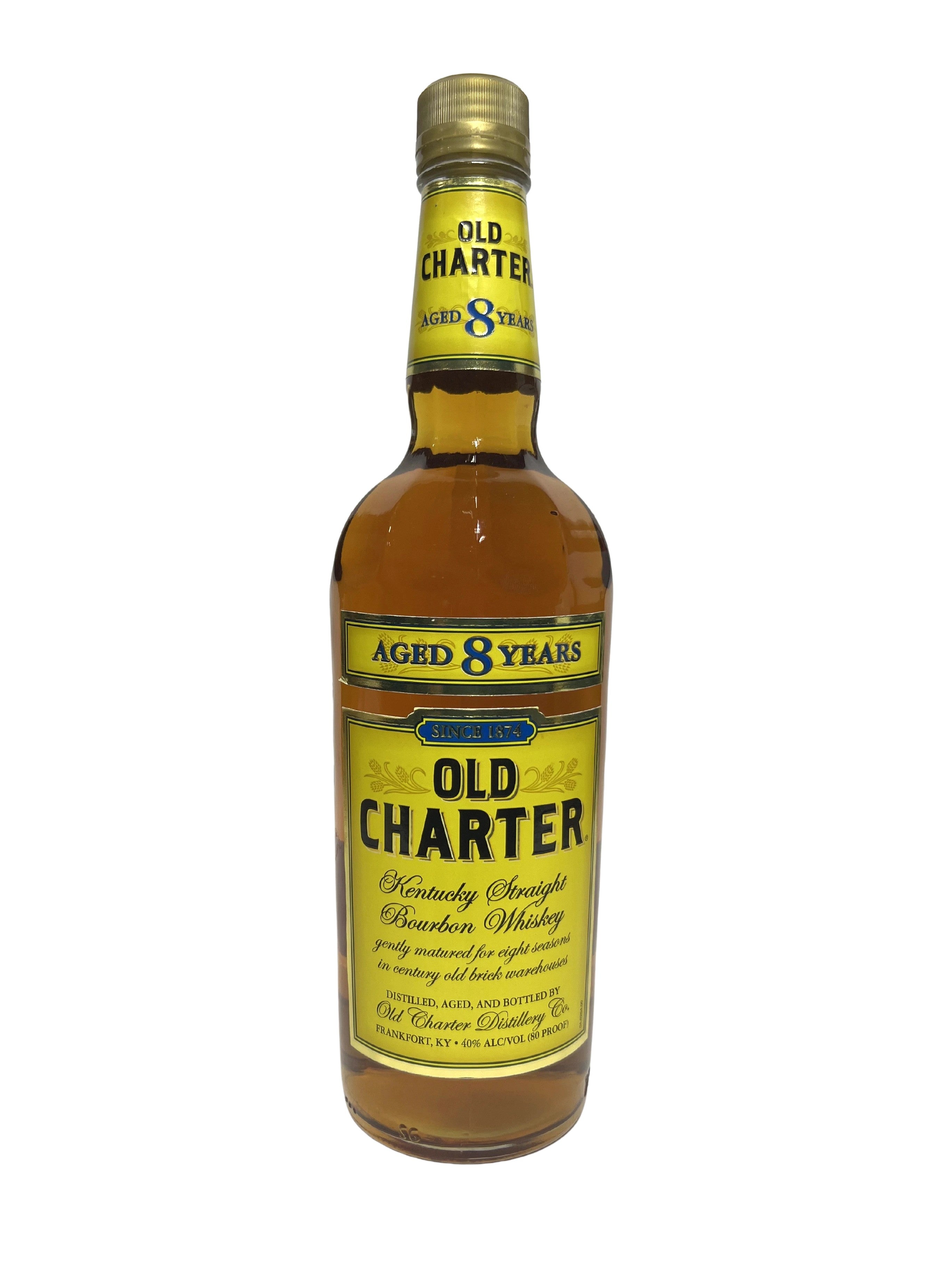 Old Charter 8-year Bourbon -bottle front