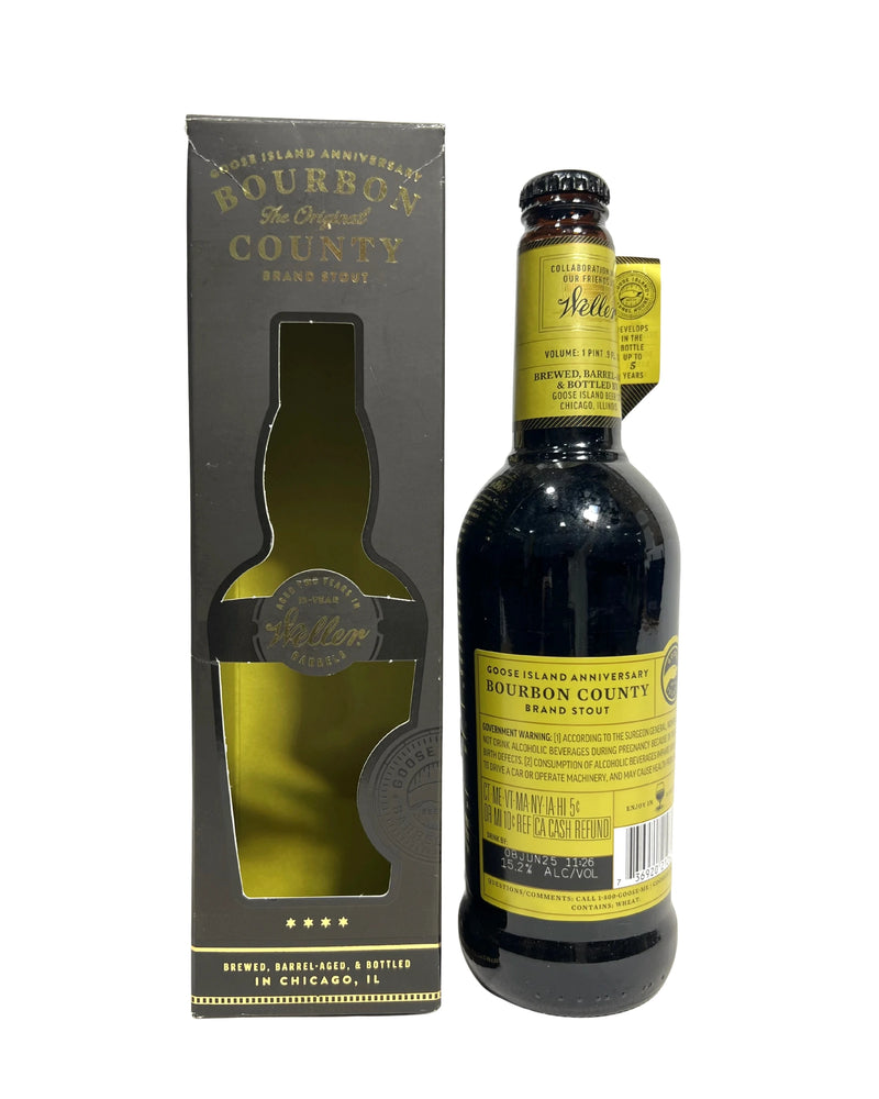 Weller Goose Island Anniversary Bourbon County Brand Stout (2020) 15.2% 500ml -bottle front