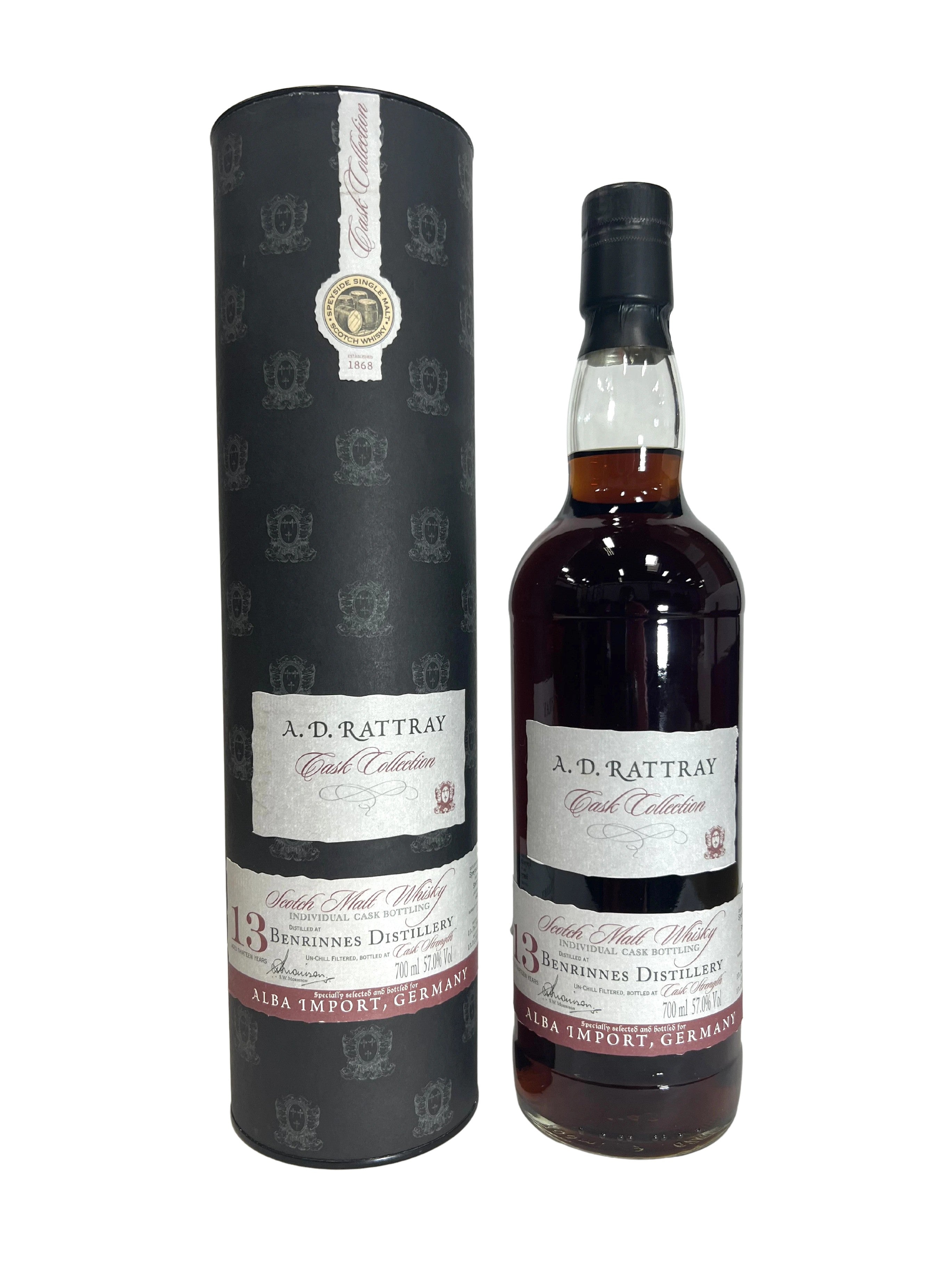 AD Ratray Benrinnes 13-year 2010 -bottle front