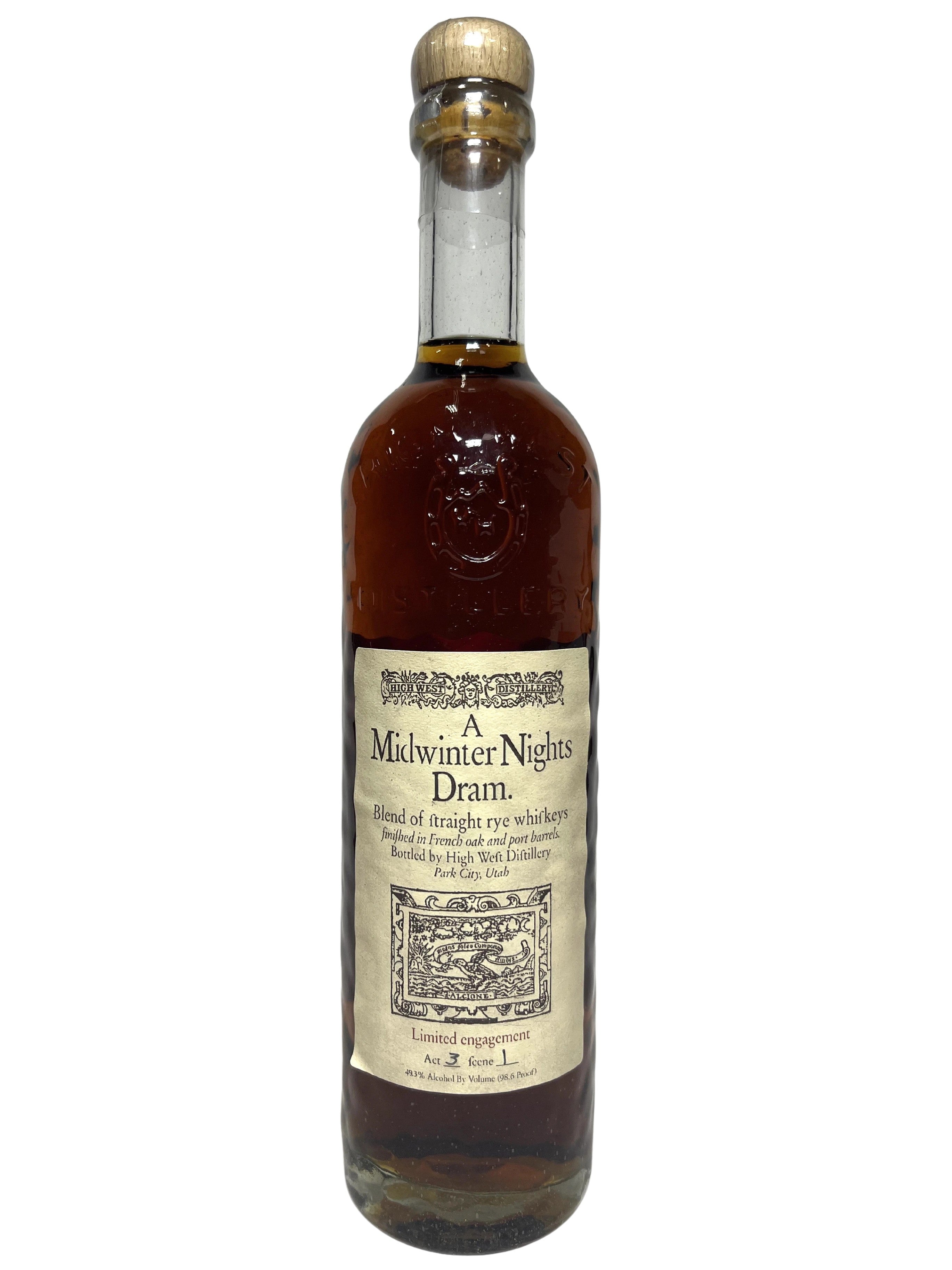A Midwinter Nights Dram Act 3, Scene 1 -bottle front