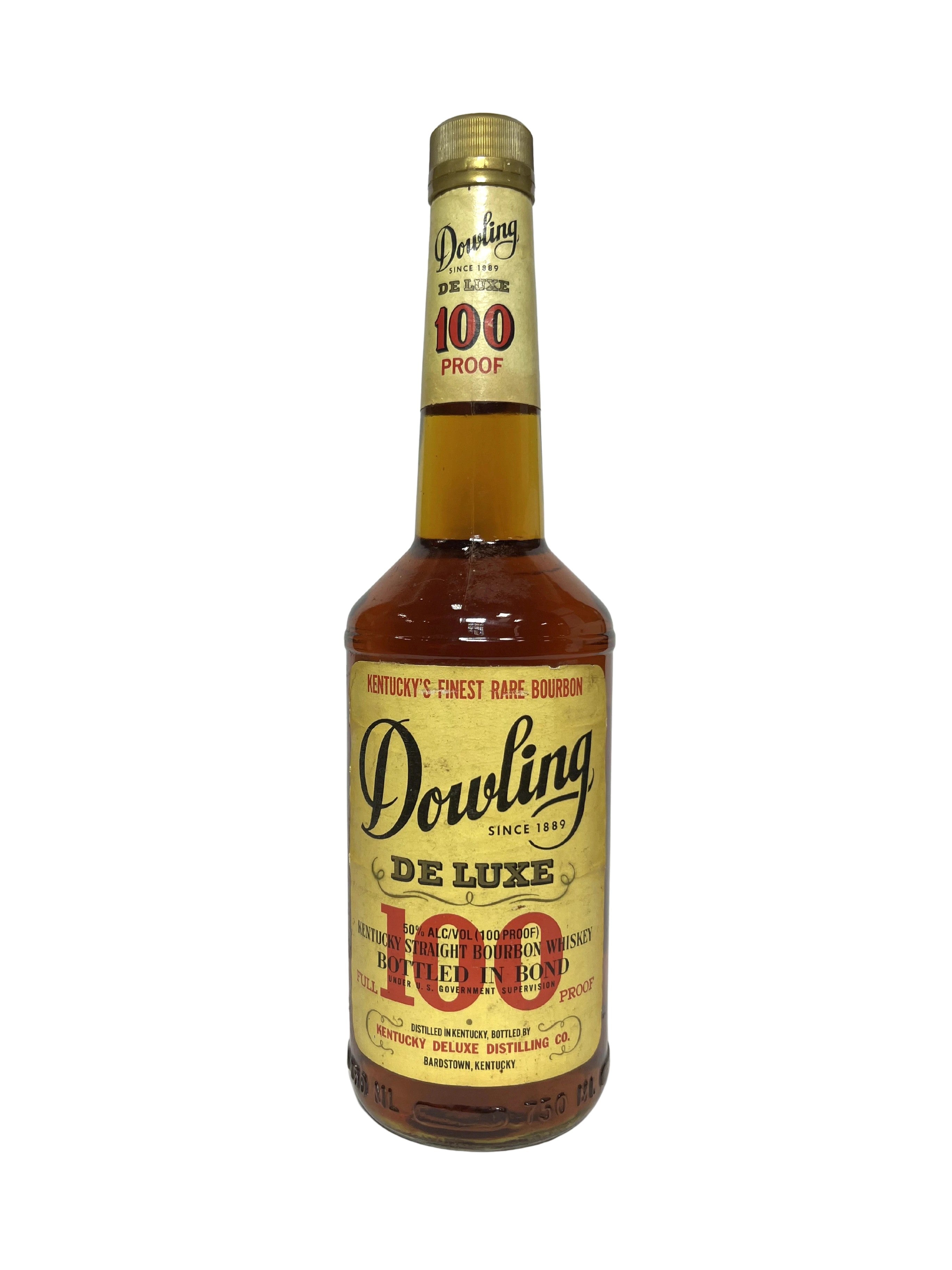 Dowling De Luxe BIB 1994 (pre-fire) -bottle front
