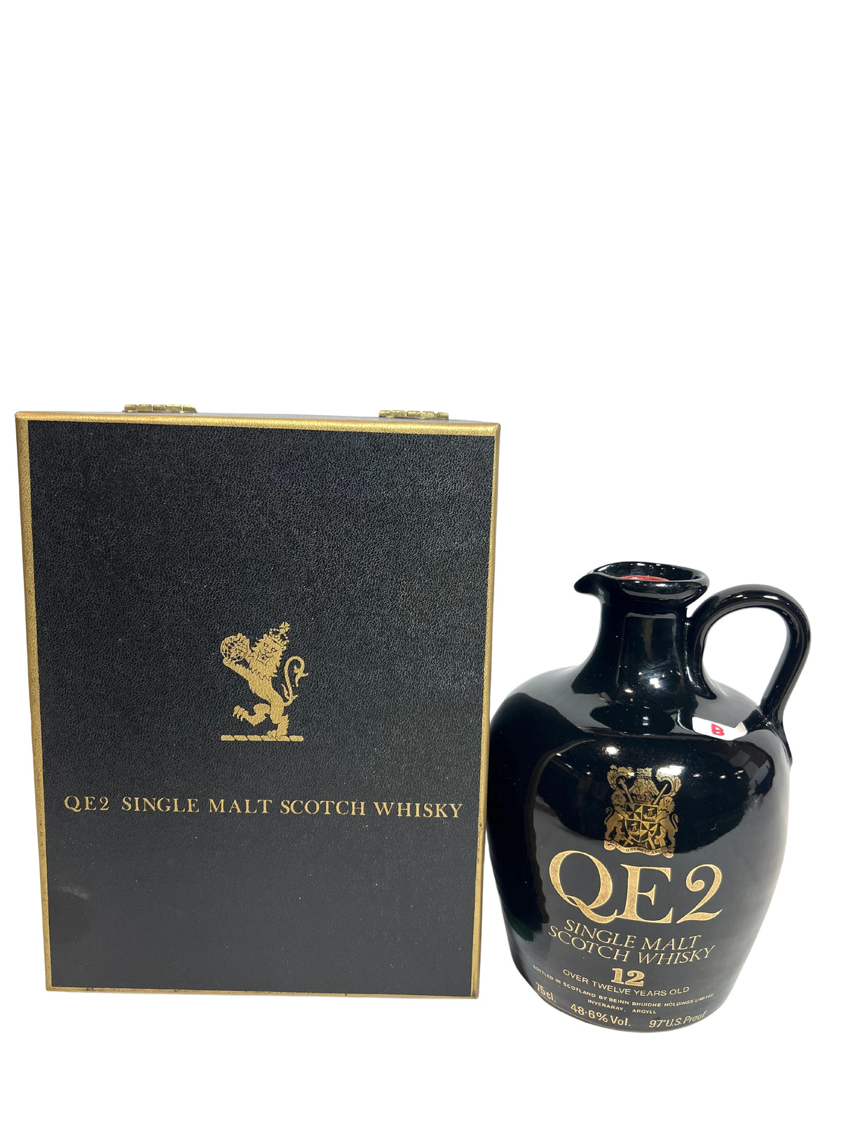 QE2 12-year (Auchentoshan) sold on the Queen Elizabeth II -bottle front
