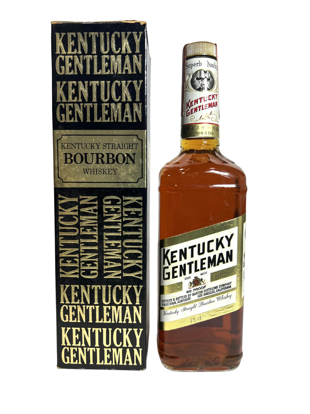 Kentucky Gentleman 1990 -bottle front