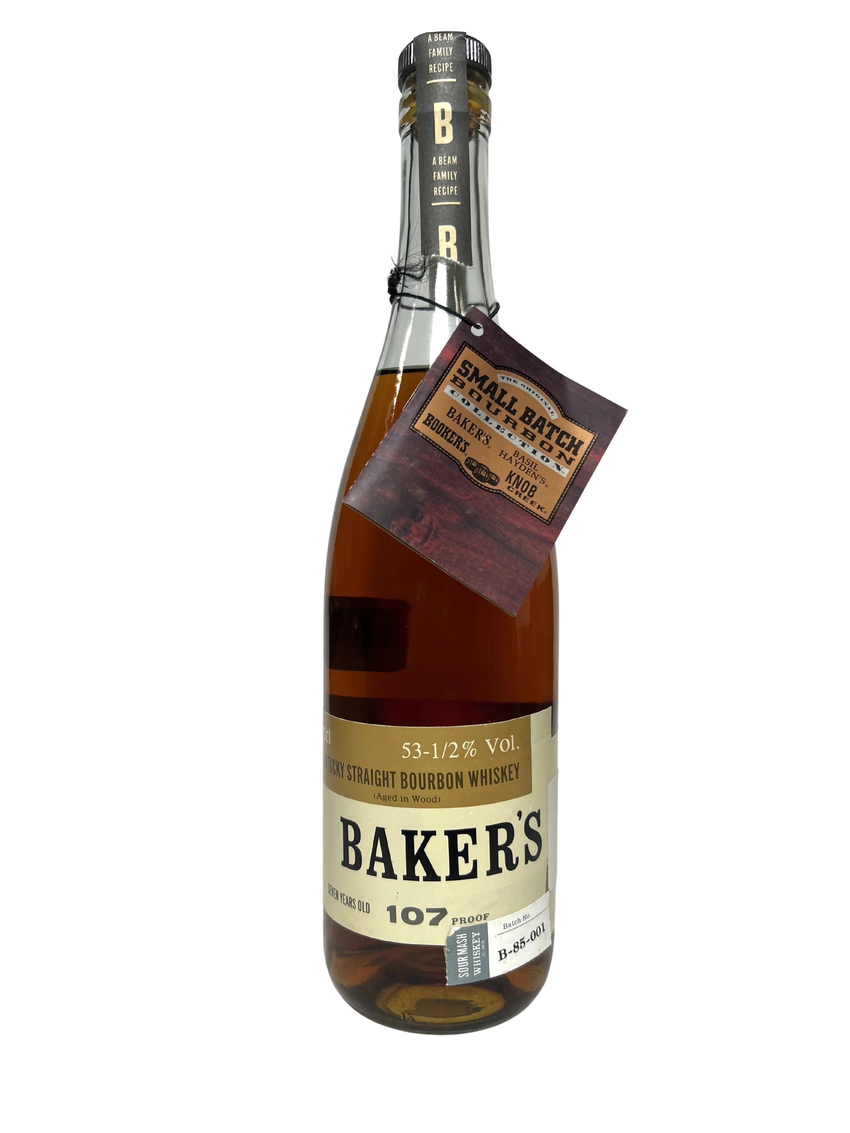 Baker's 1985 (first release) 700ml -bottle front